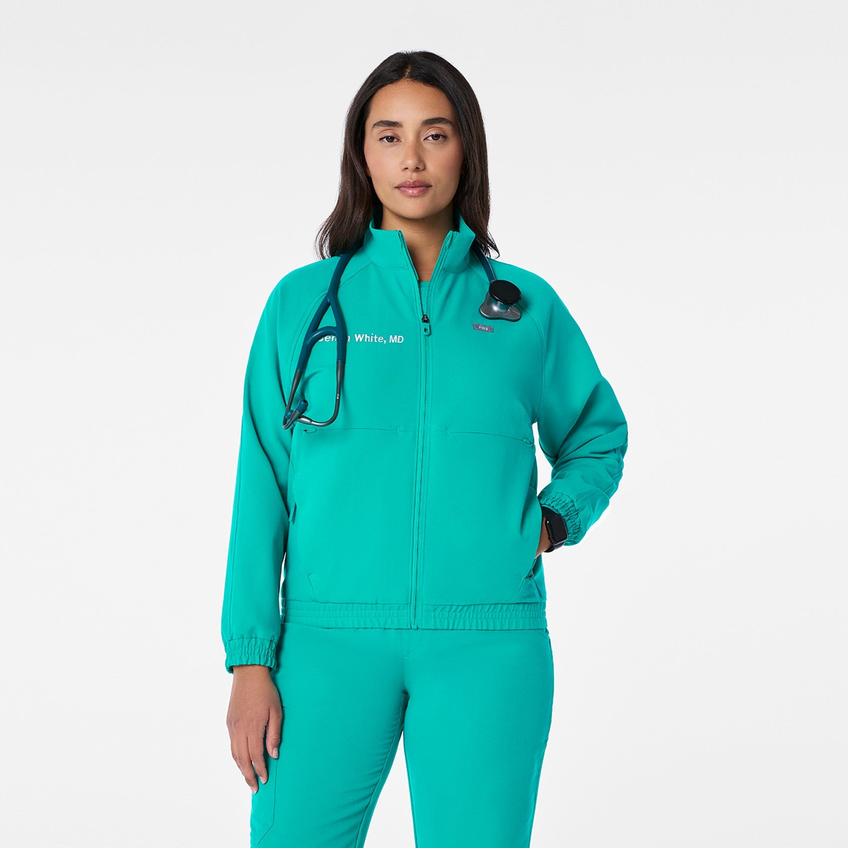 Sydney Scrub Jacket - Lagoon