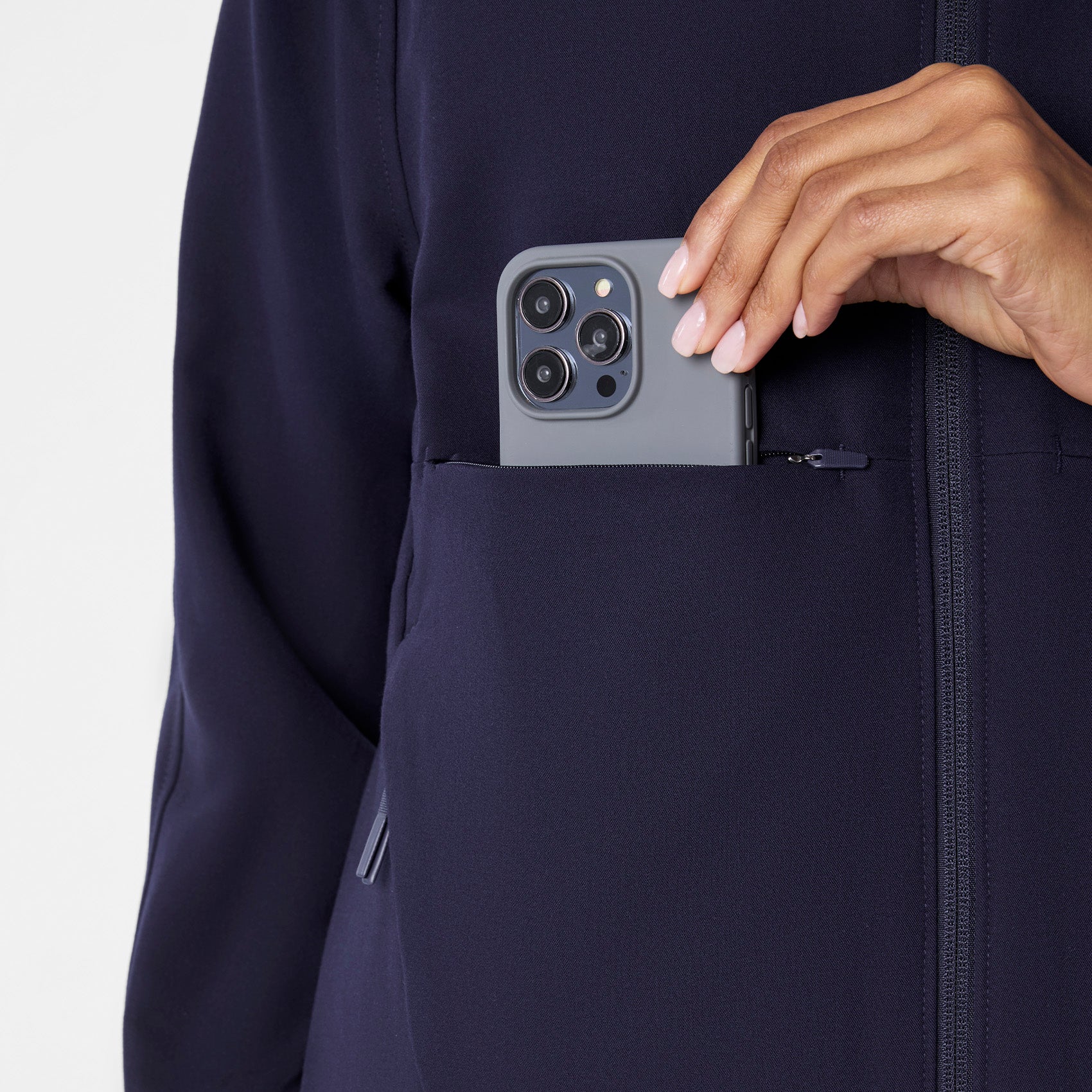 Sydney Scrub Jacket - Navy