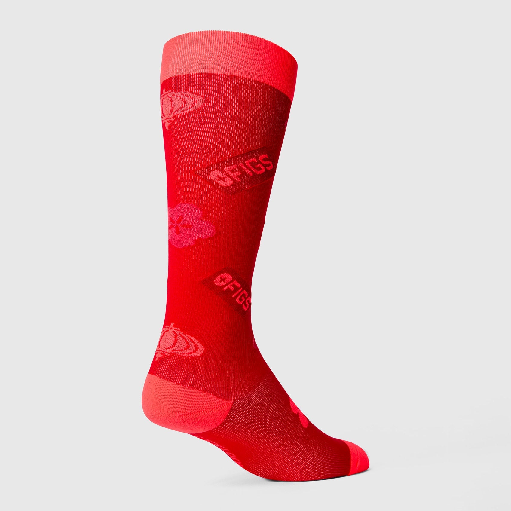 FIGS Compression Socks - Lunar New Year/Pop Red