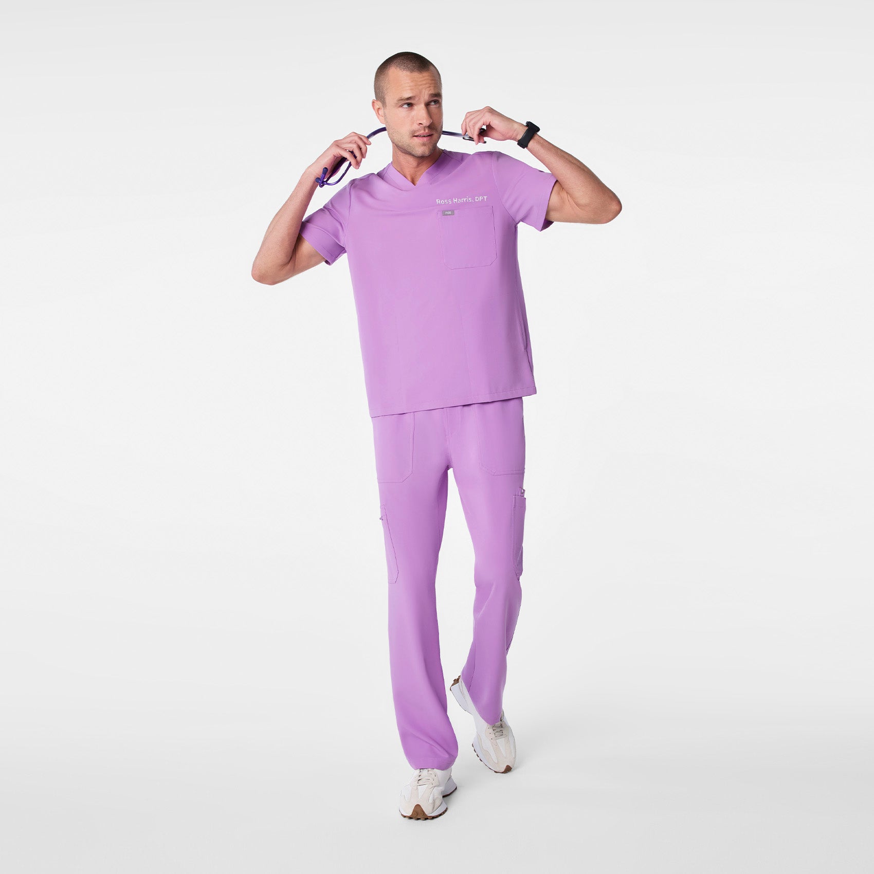 Chisec Scrub Top™ - Wild Iris