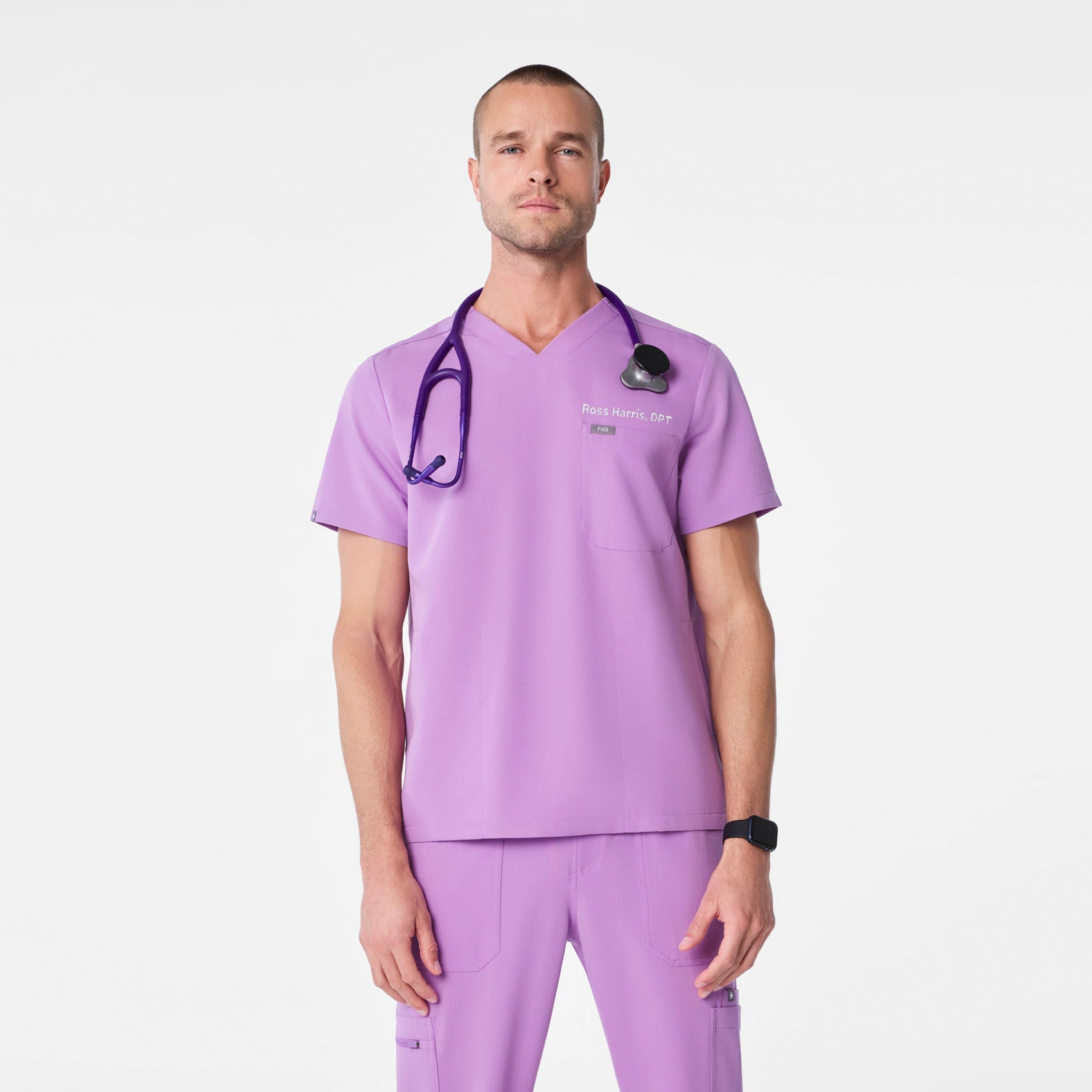 Chisec Scrub Top™ - Wild Iris