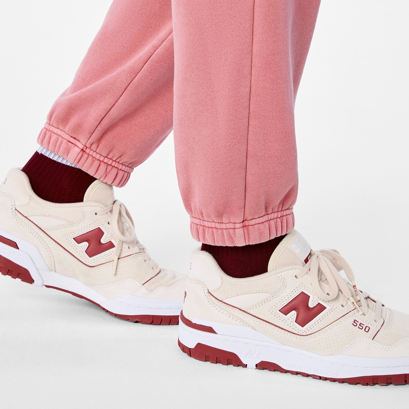 Hayden Vintage Wash Jogger Sweatpants - Berrywood