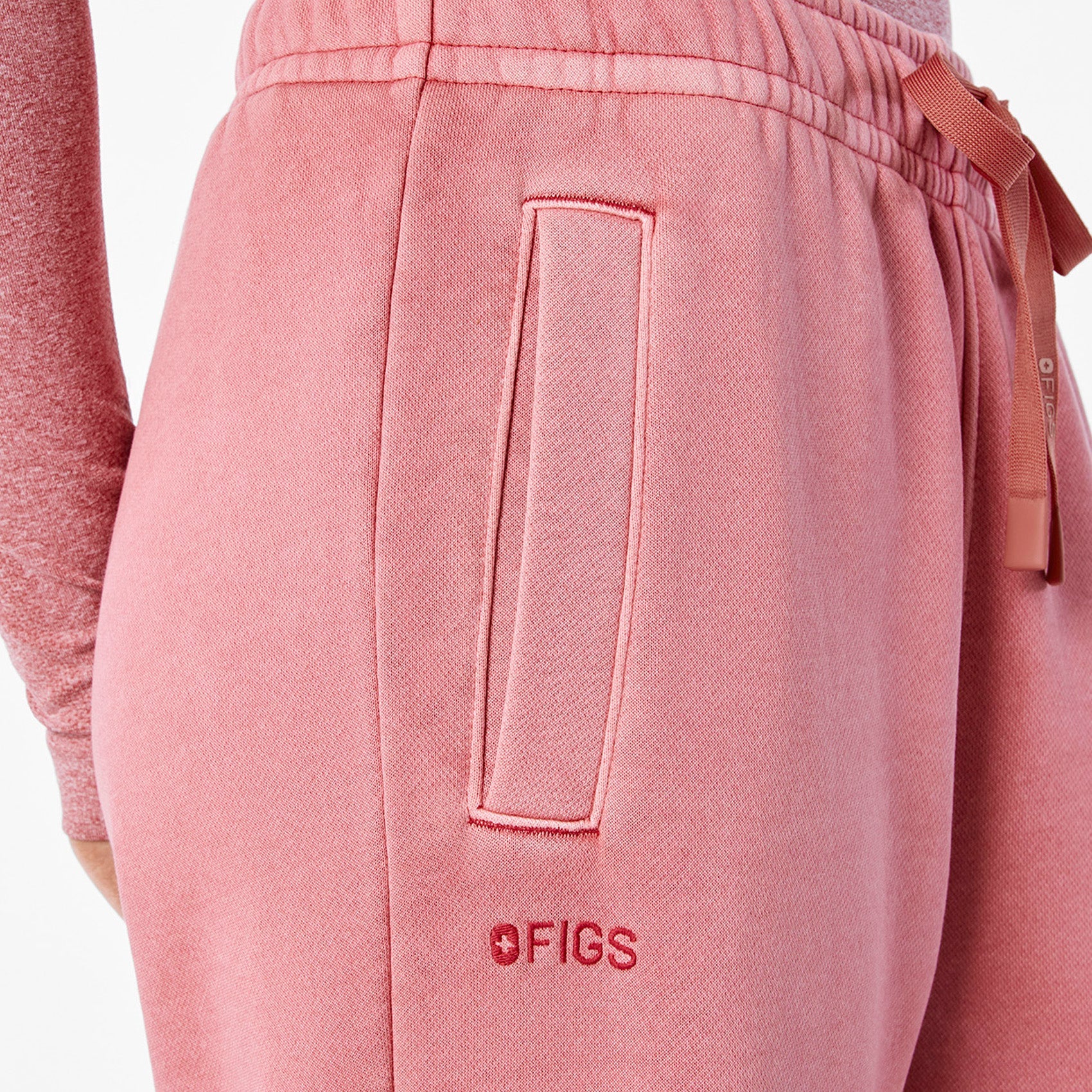 Hayden Vintage Wash Wide-Leg Sweatpants - Berrywood