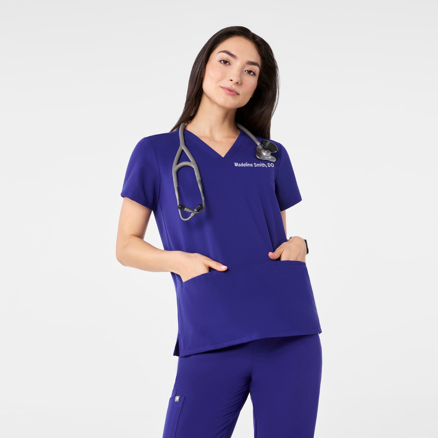 Casma Scrub Top™ - Deep Royal Blue