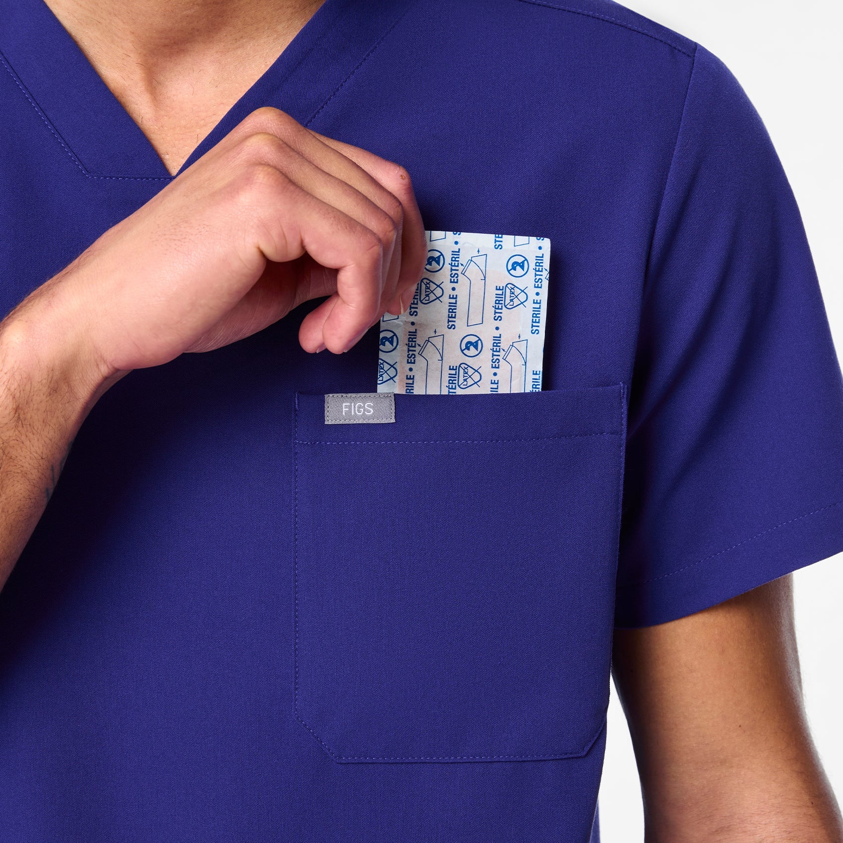 Chisec Scrub Top™ - Deep Royal Blue