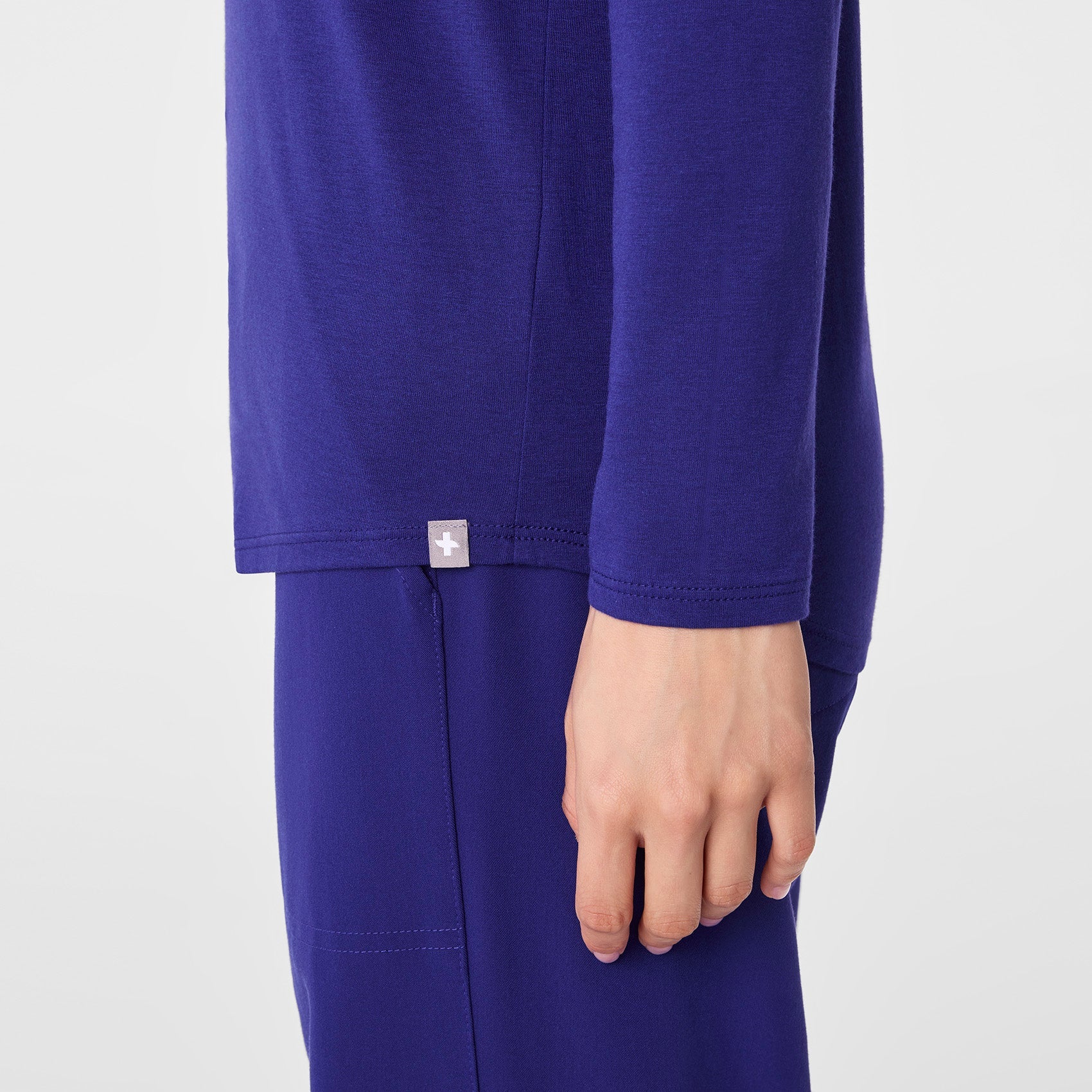 Supersoft Long-Sleeve Underscrub - Deep Royal Blue