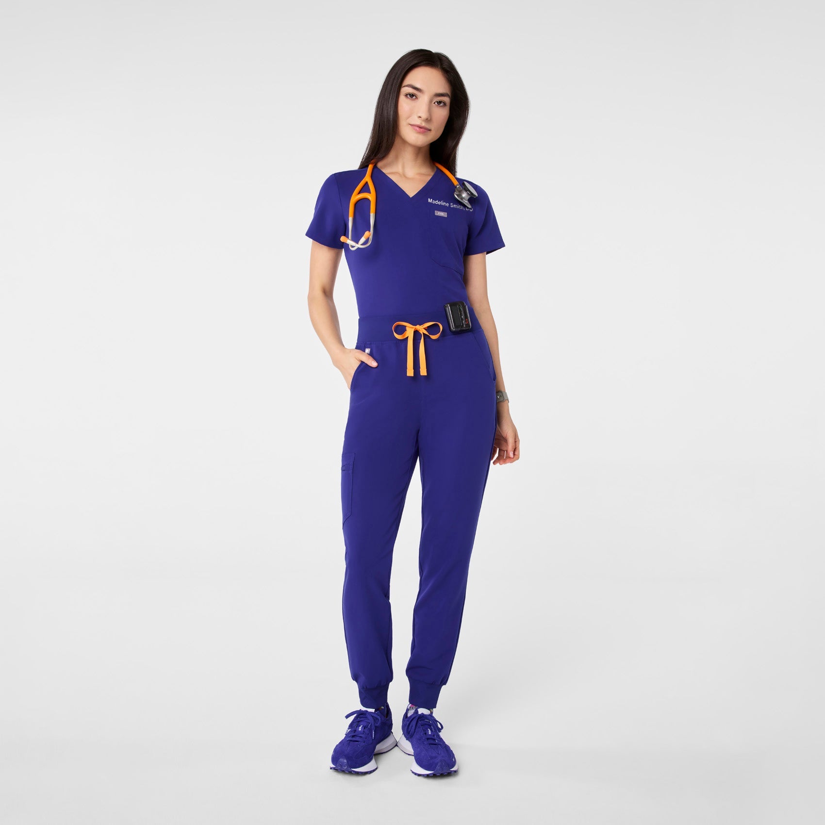 Zamora High-Rise Jogger Scrub Pant™ - Deep Royal Blue