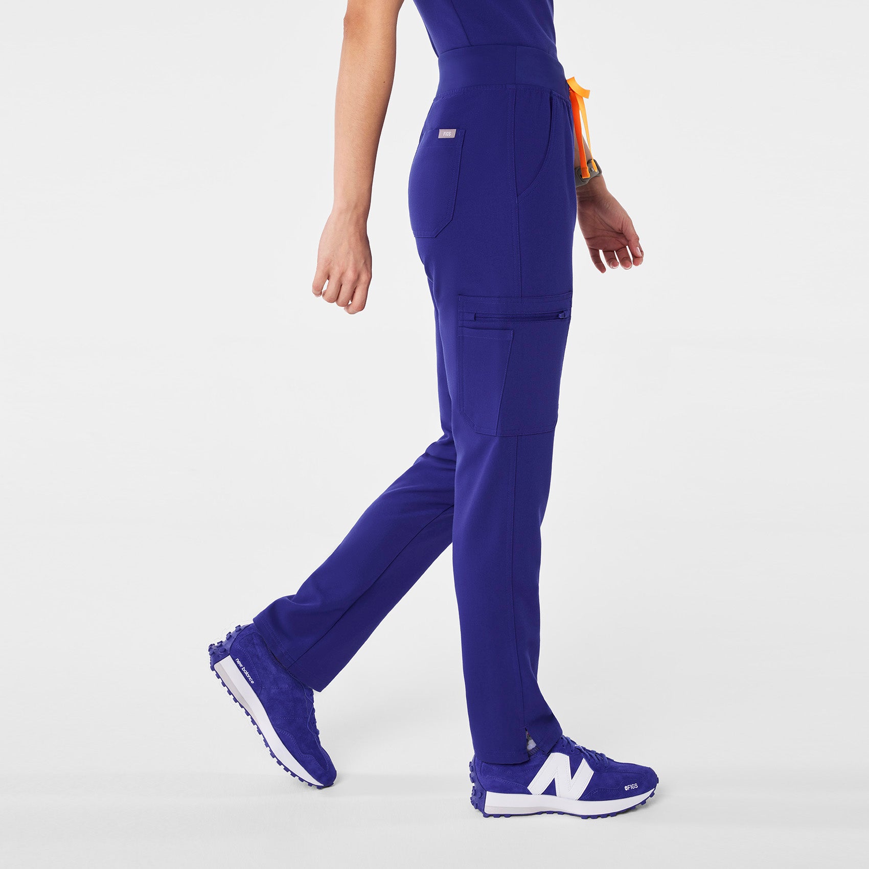 Yola High-Rise Slim Scrub Pant™ - Deep Royal Blue