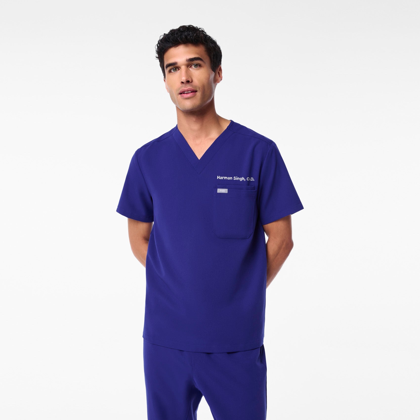 Leon Scrub Top™ - Deep Royal Blue
