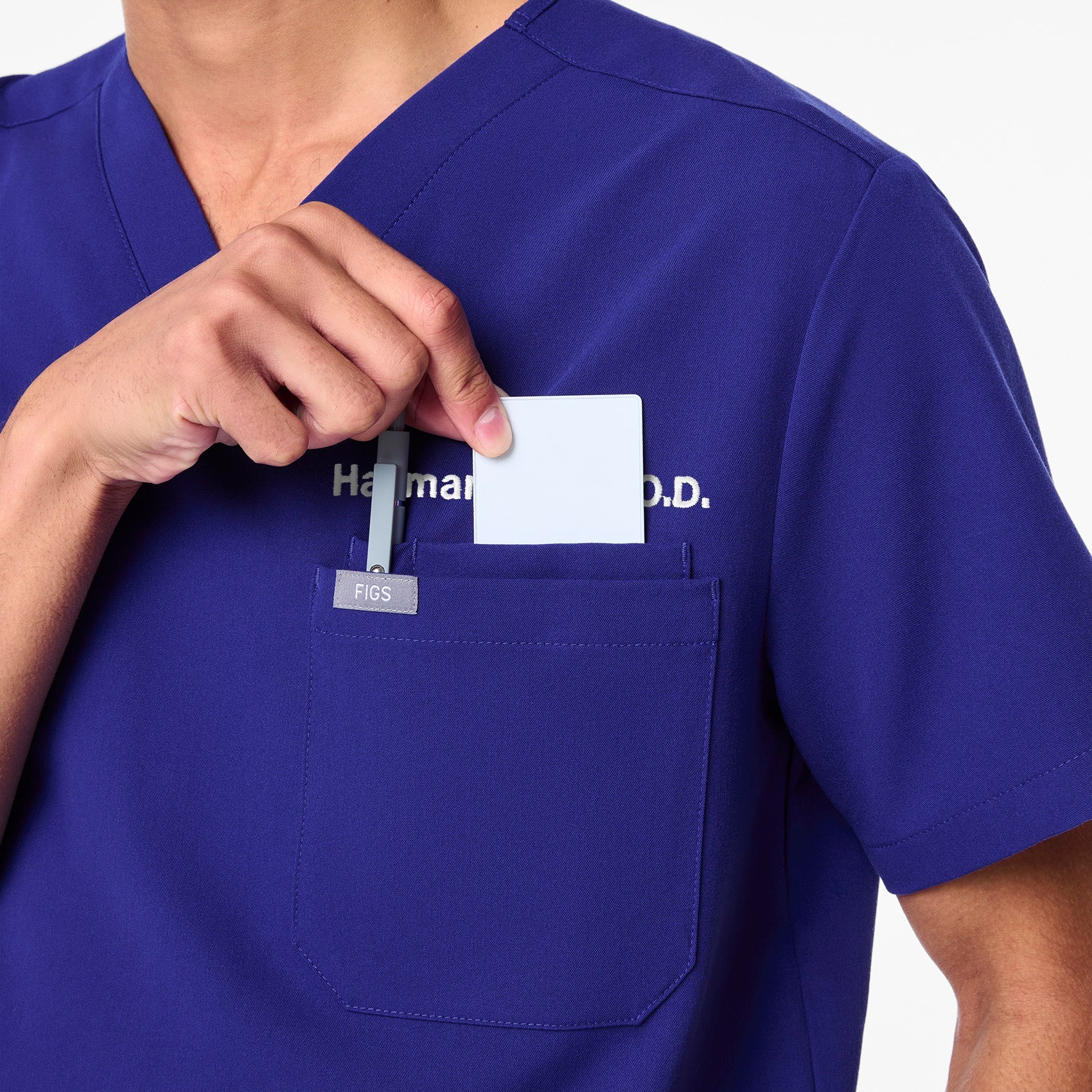Leon Scrub Top™ - Deep Royal Blue