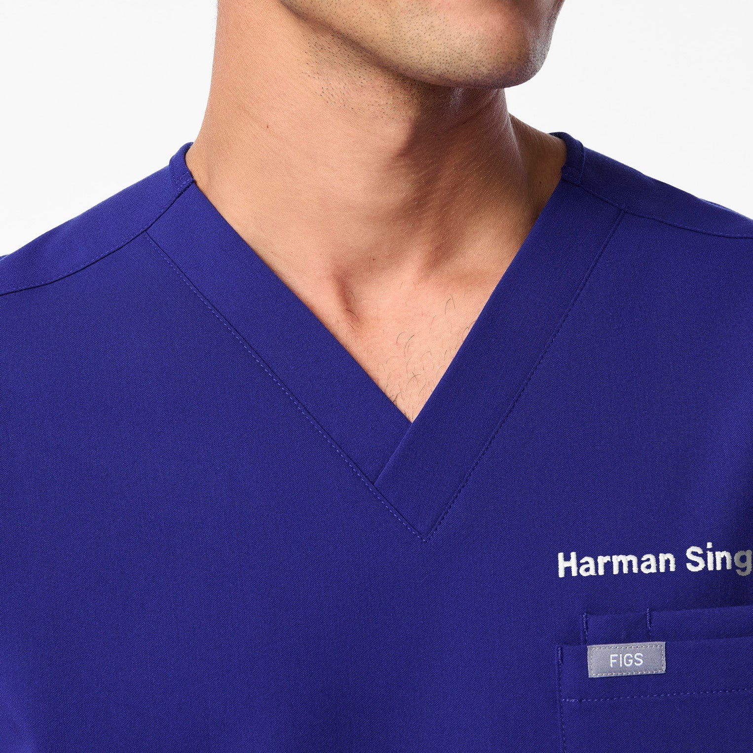 Leon Scrub Top™ - Deep Royal Blue