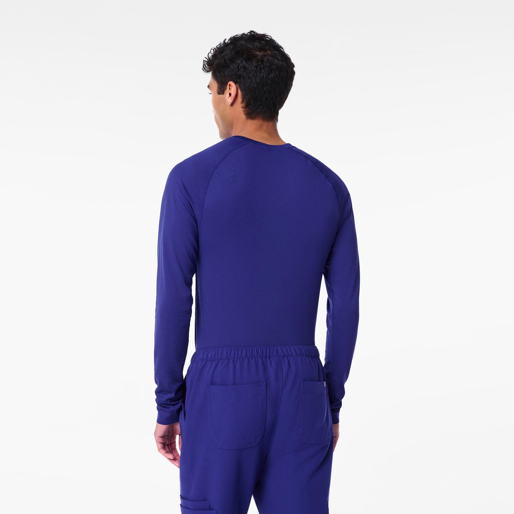 Makato Seamless Long-Sleeve Underscrub - Deep Royal Blue