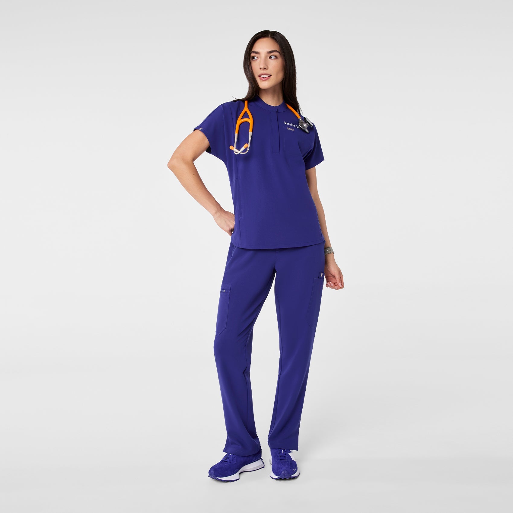 Montex Relaxed Scrub Top - Deep Royal Blue
