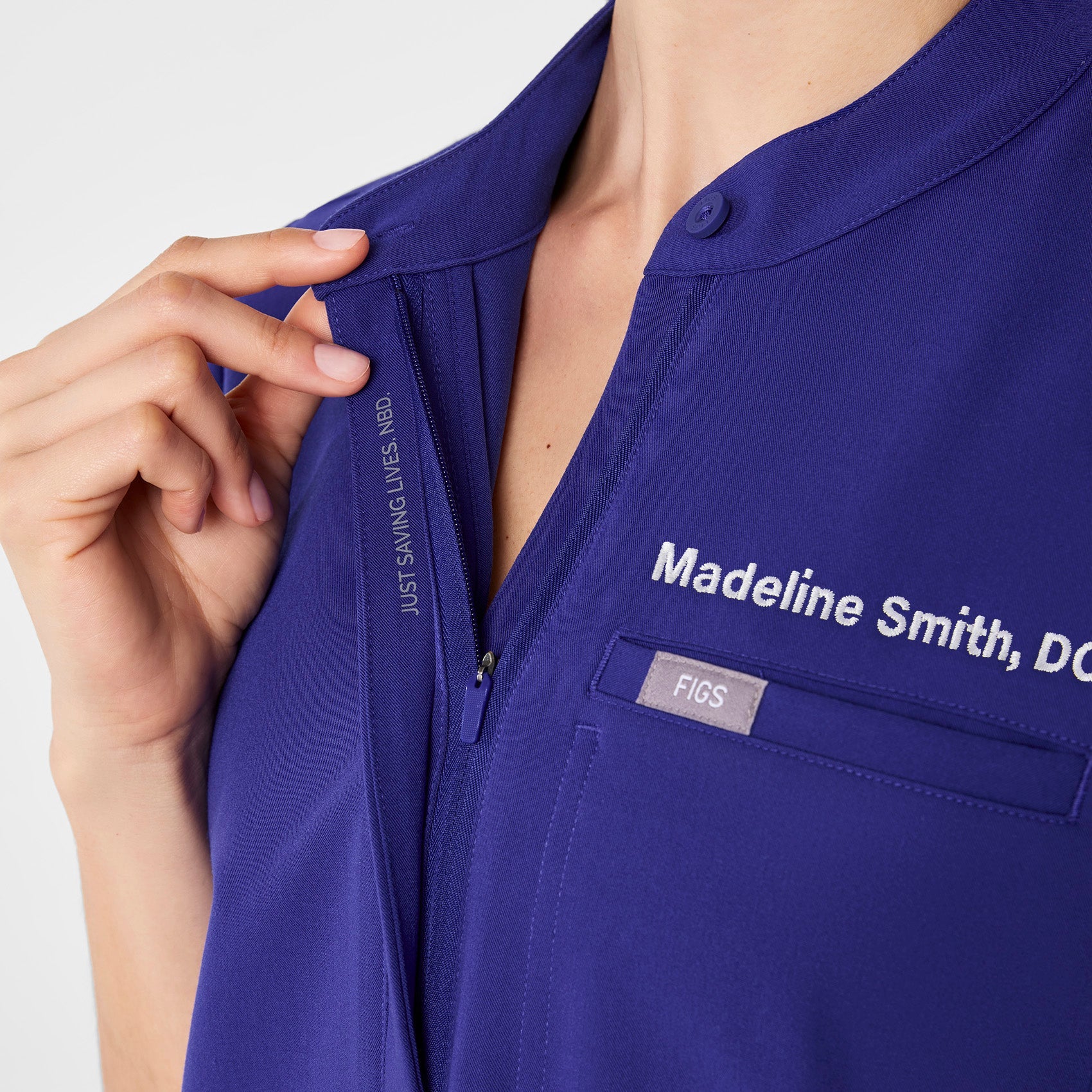 Montex Relaxed Scrub Top - Deep Royal Blue