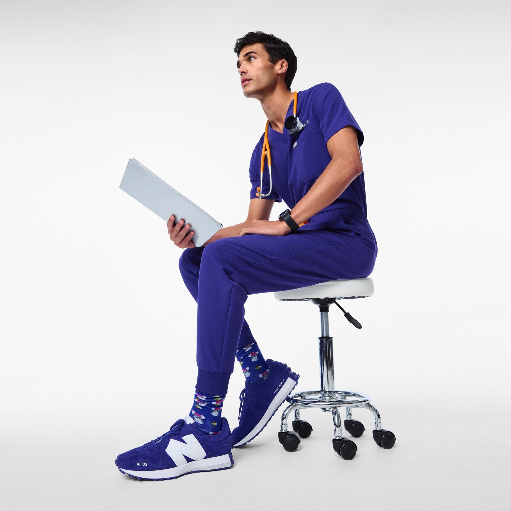 FIGS | New Balance 327 - Deep Royal Blue