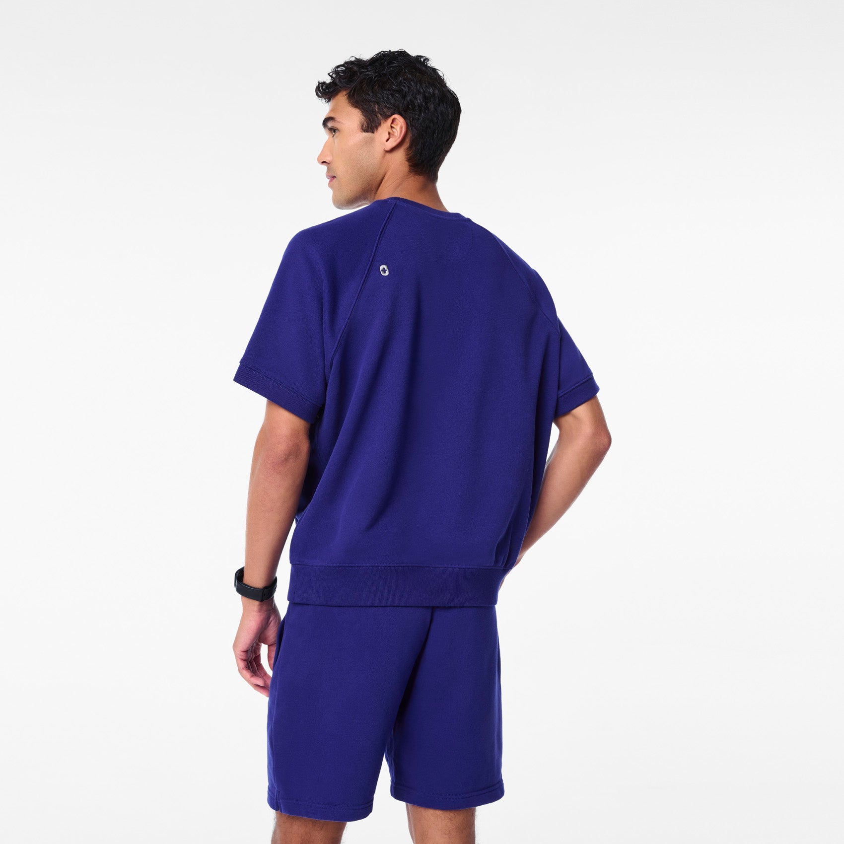 Elliot Short-Sleeve Sweatshirt - Deep Royal Blue