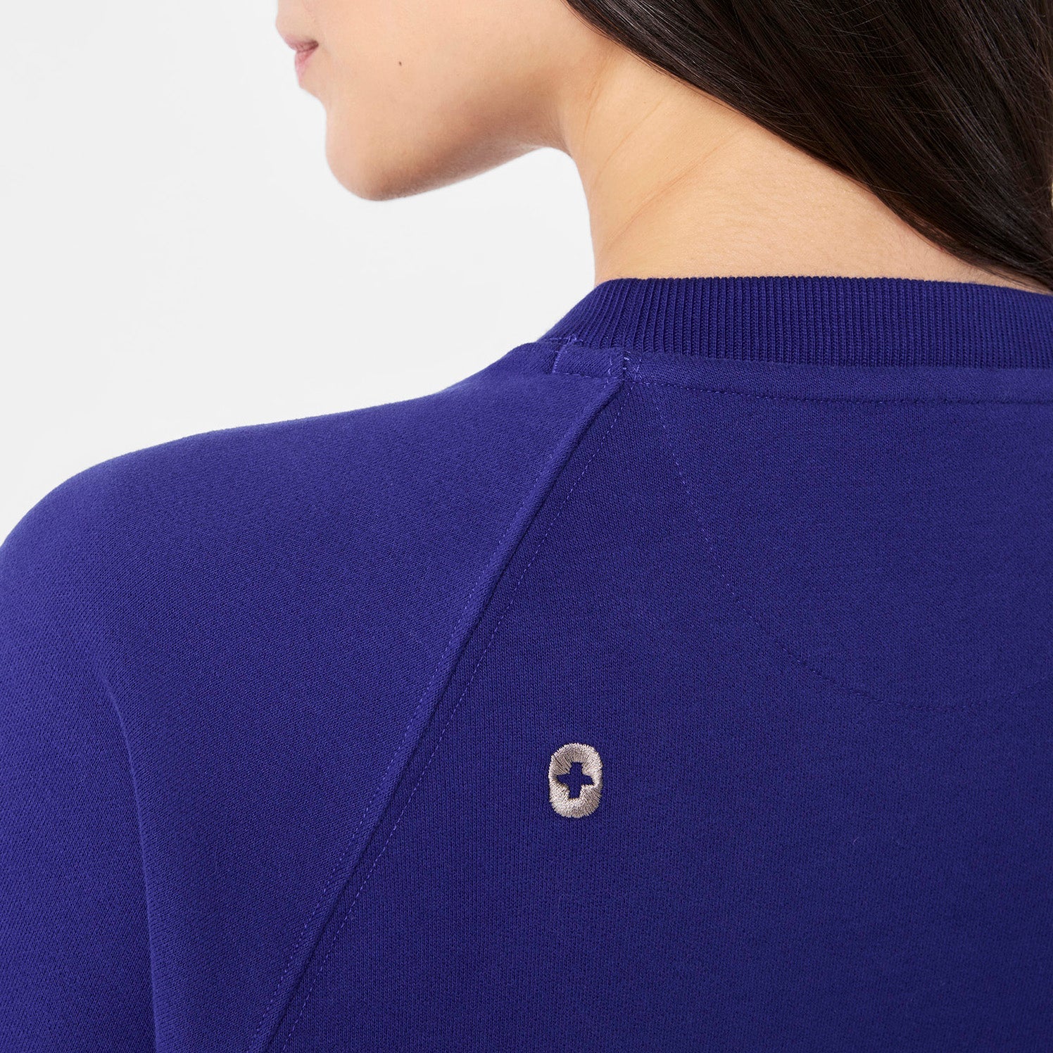 Evelyn Short-Sleeve Sweatshirt - Deep Royal Blue