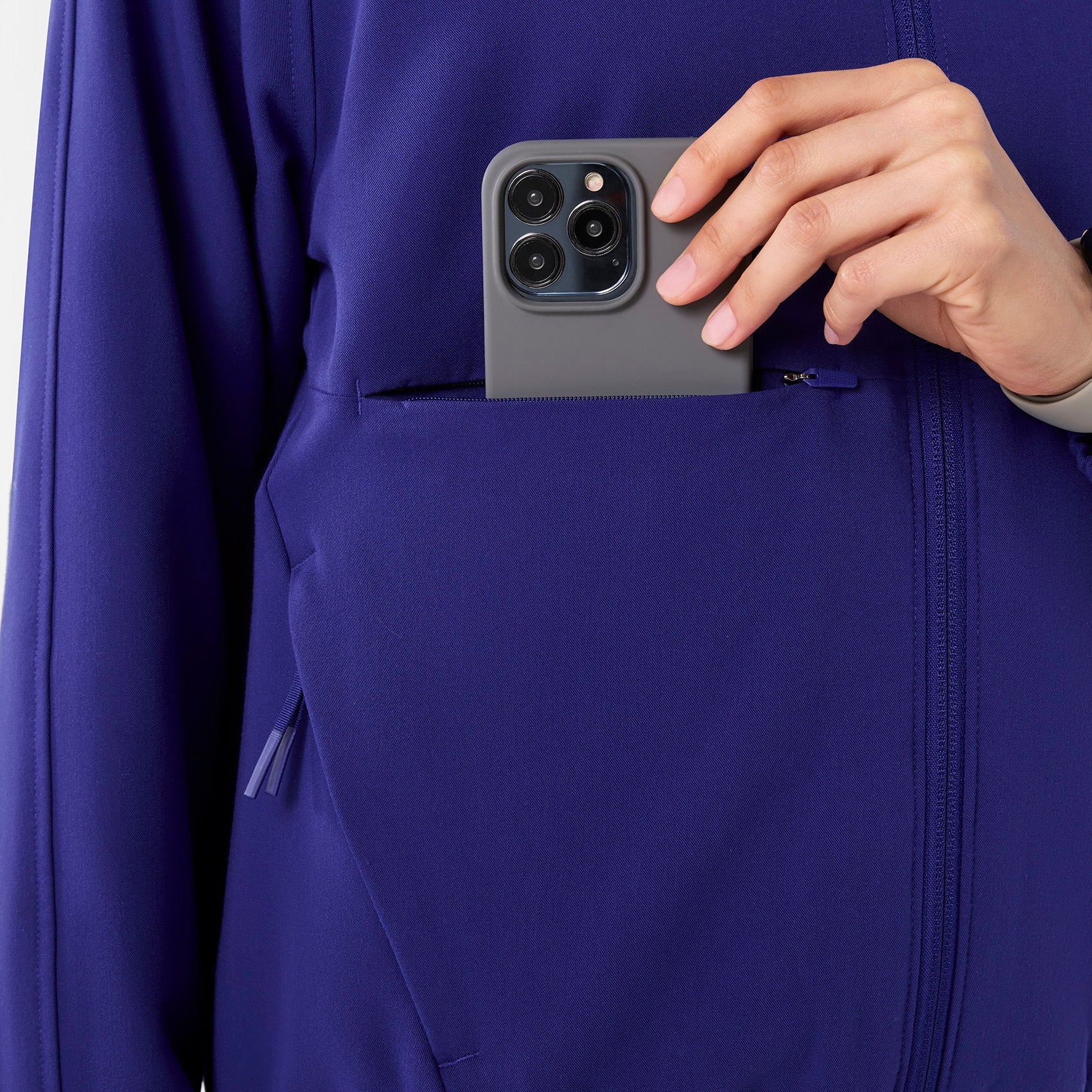 Sydney Scrub Jacket - Deep Royal Blue