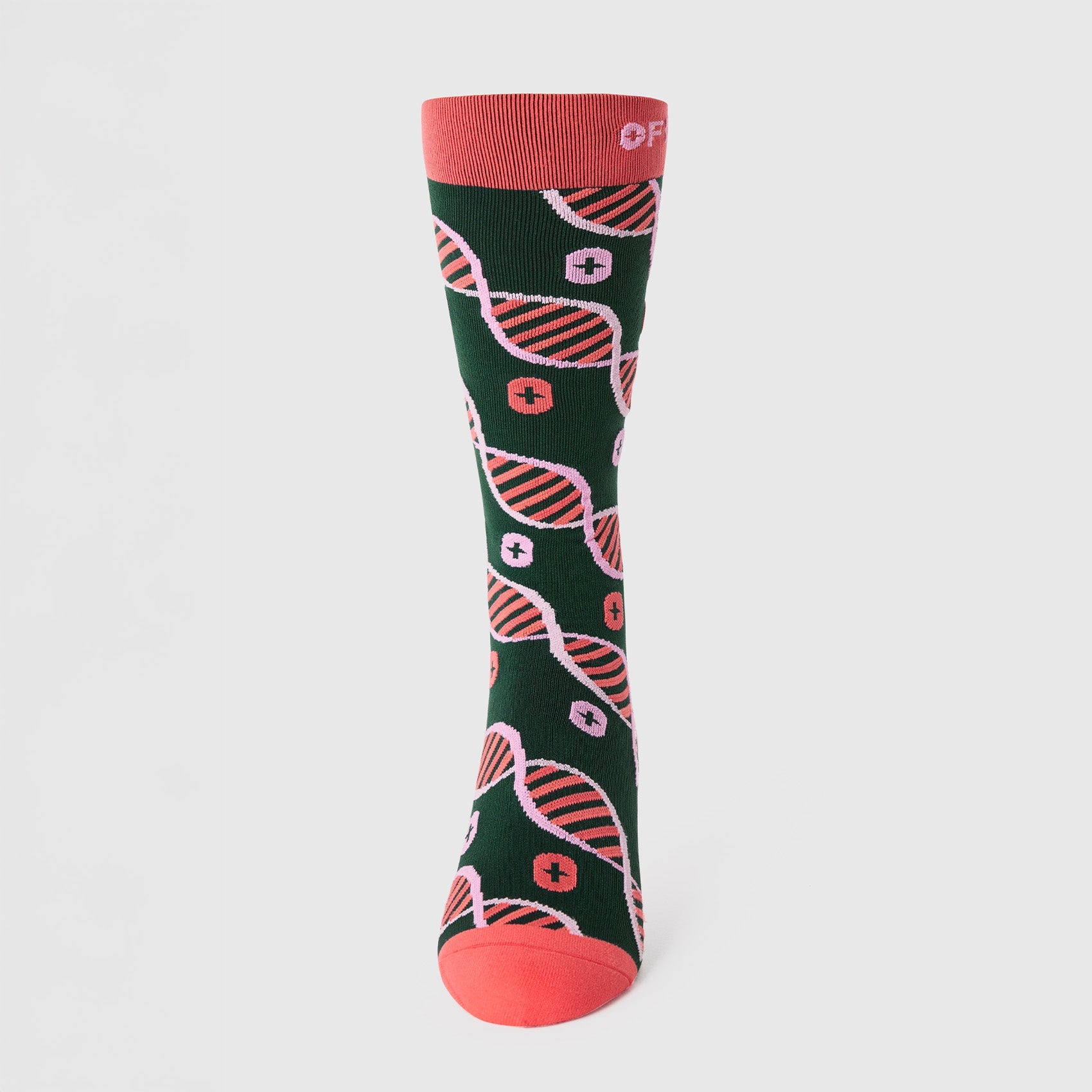 FIGS Compression Socks - DNA Strand/Forest Green