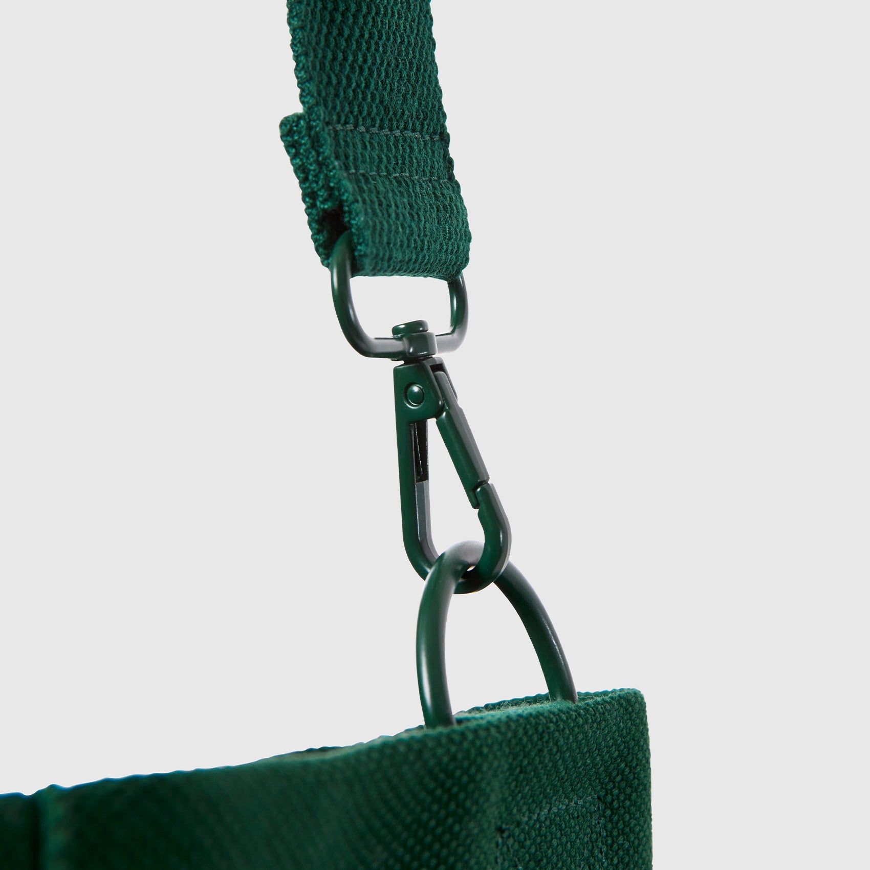 A Very Large Needle Detachable Strap Tote - Forest Green
