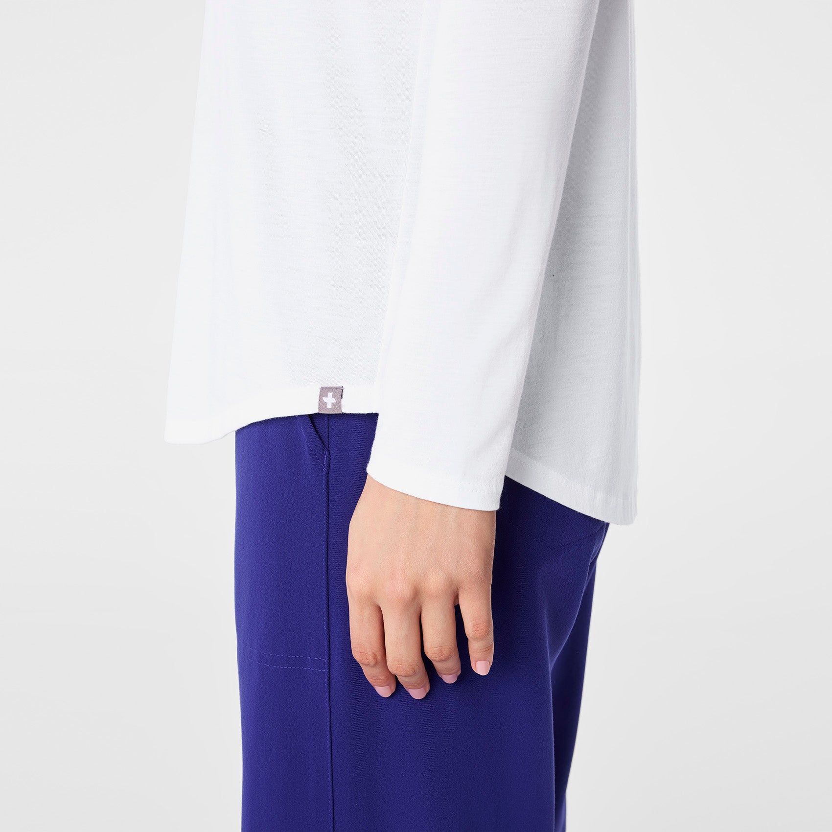 100% Awesome Long-Sleeve Underscrub - Optic White