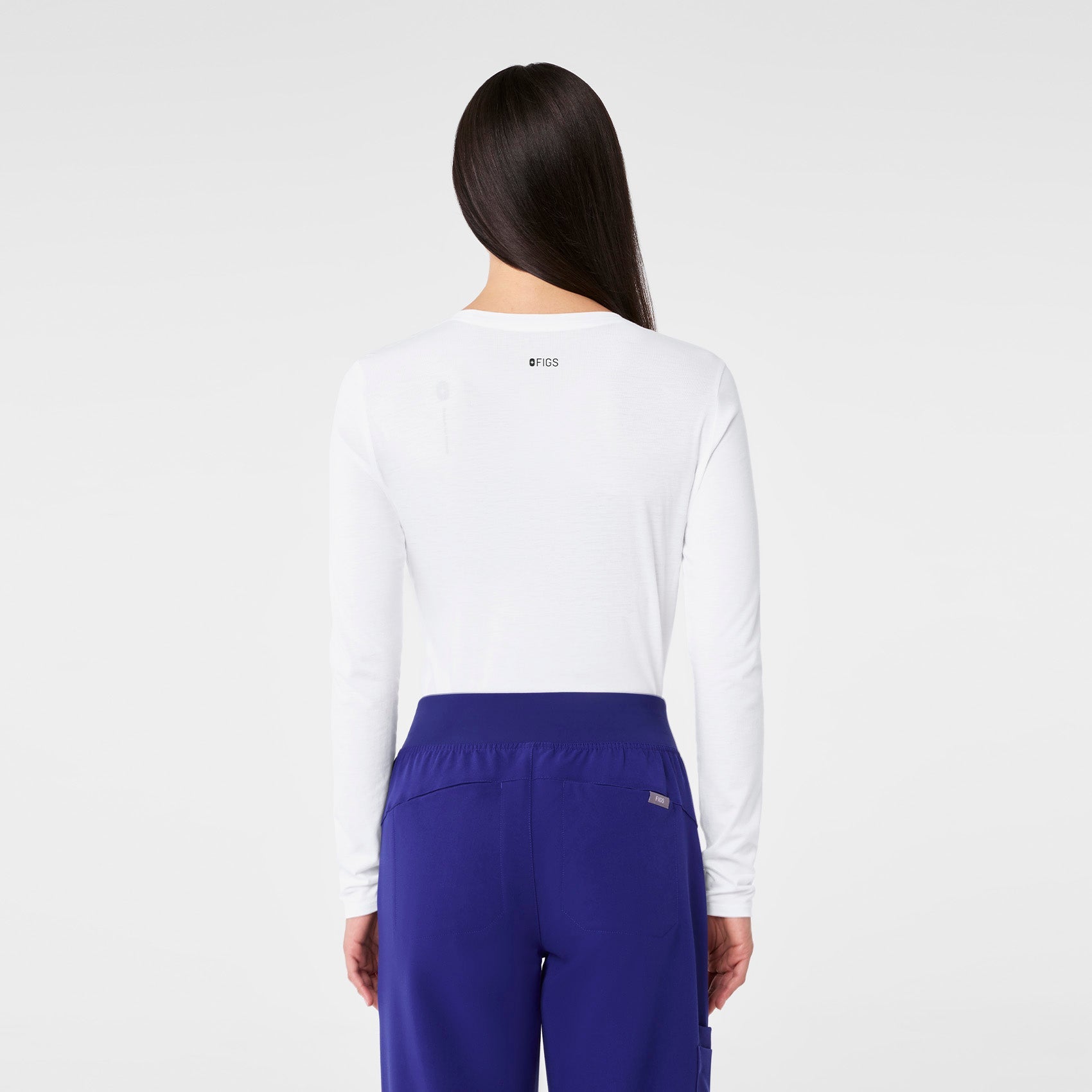 100% Awesome Long-Sleeve Underscrub - Optic White