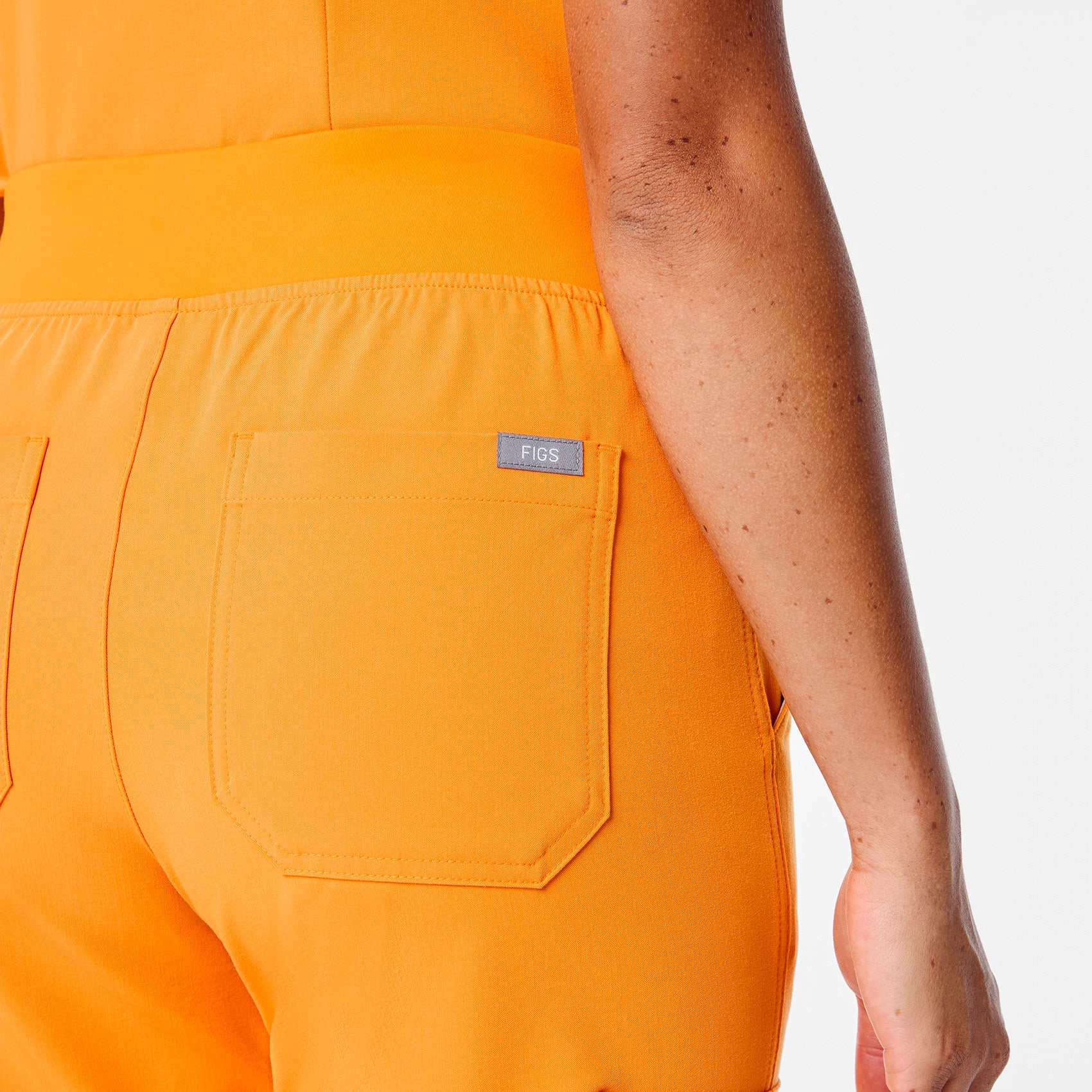 Yola High-Rise Slim Scrub Pant™ - Creamsicle
