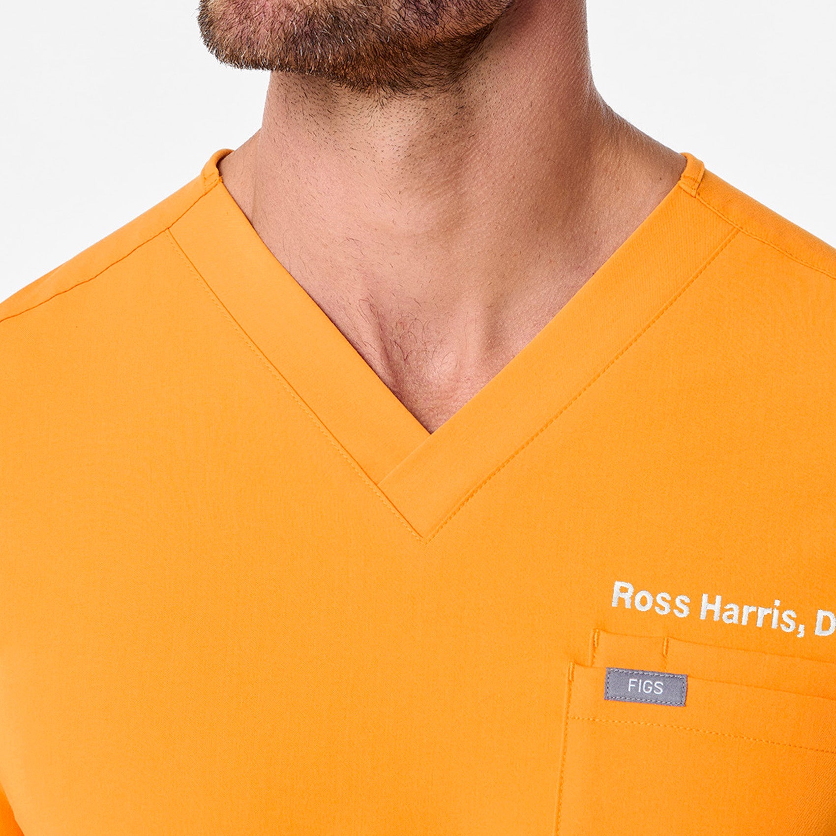Leon Scrub Top™ - Creamsicle