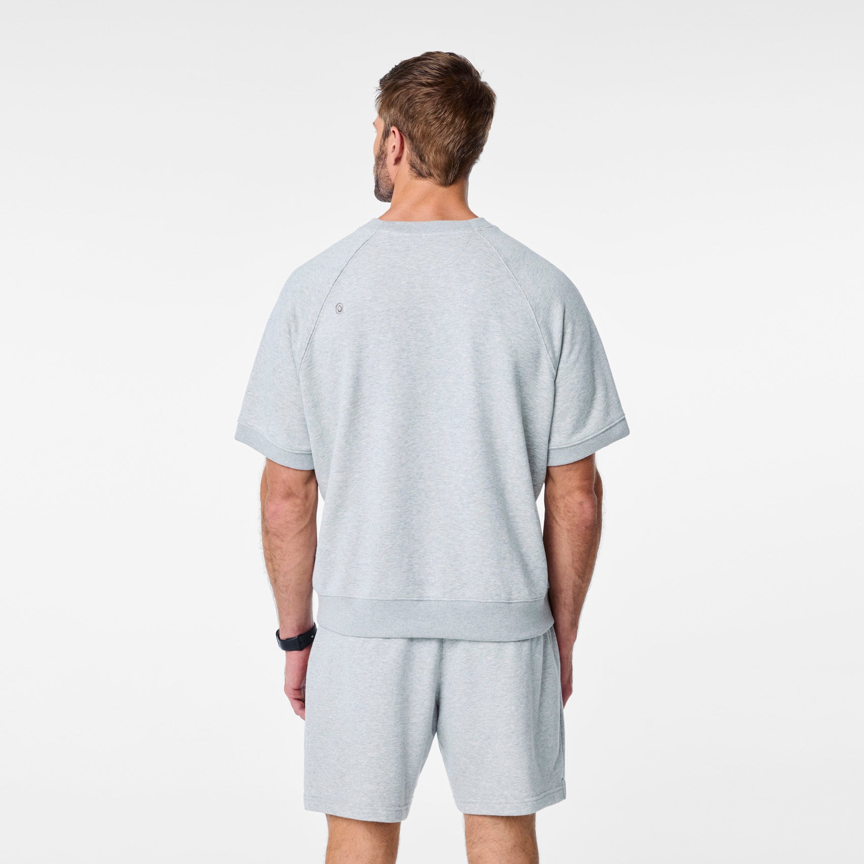 Elliot Short-Sleeve Sweatshirt - Heather Grey