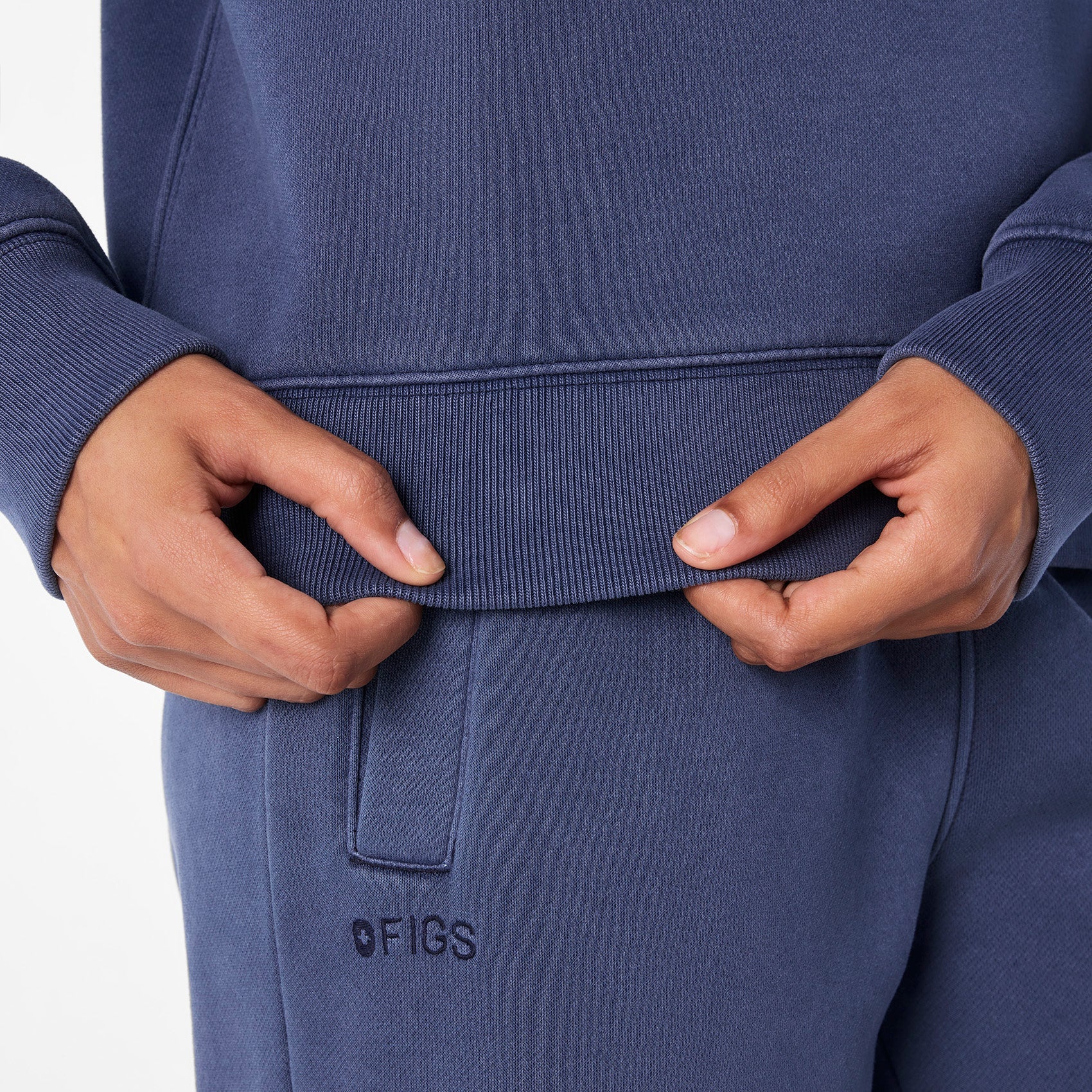 Hayden Vintage Wash Crewneck Sweatshirt - Quiet Navy