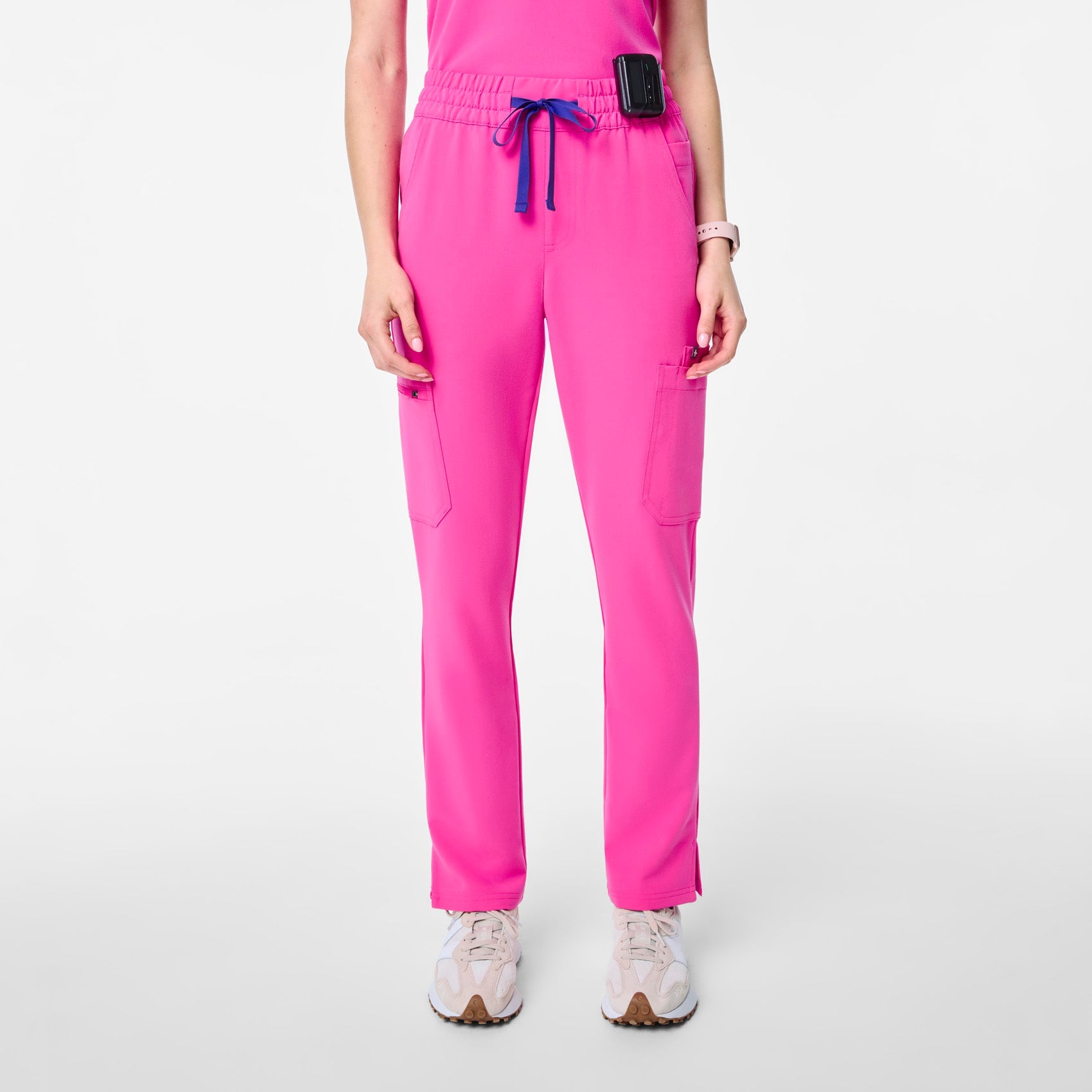 Dowa High-Rise Straight-Leg Scrub Pant - Rapid Response Pink