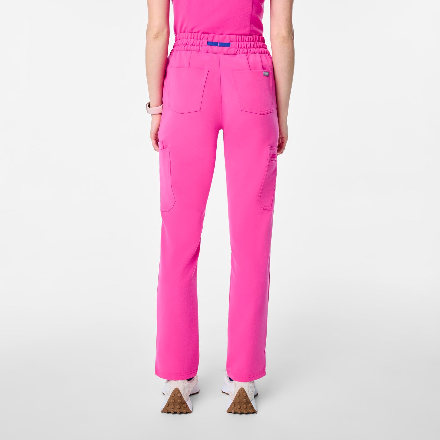 Dowa High-Rise Straight-Leg Scrub Pant - Rapid Response Pink
