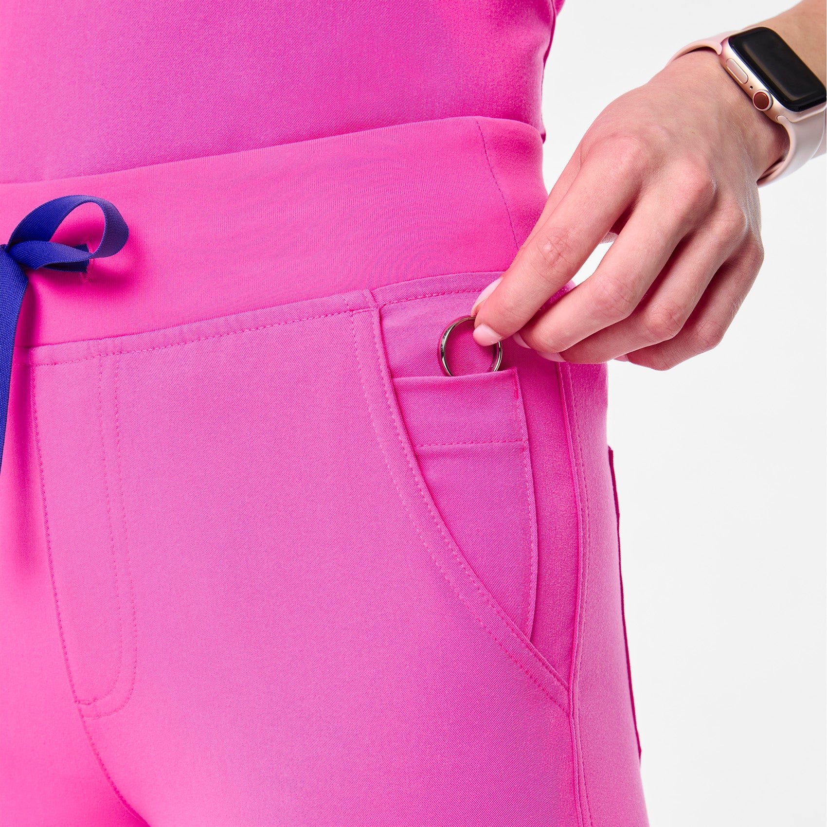 Yola High-Rise Slim Scrub Pant™ - Rapid Response Pink