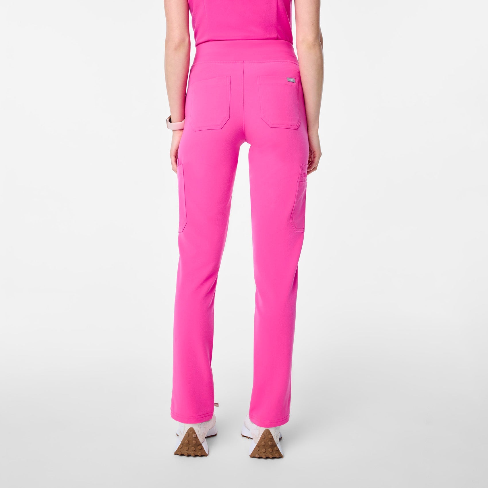 Yola High-Rise Slim Scrub Pant™ - Rapid Response Pink