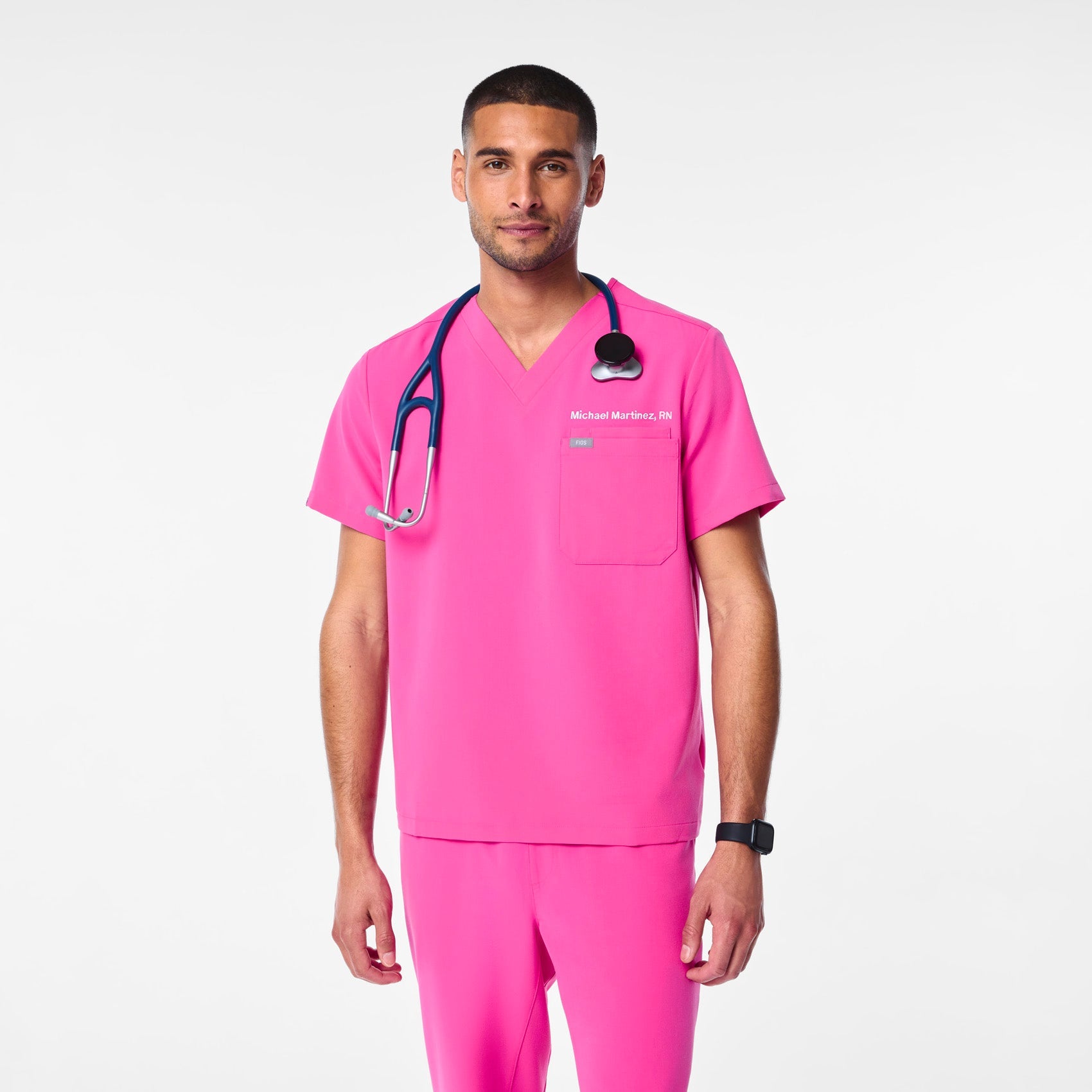Leon Scrub Top™ - Rapid Response Pink