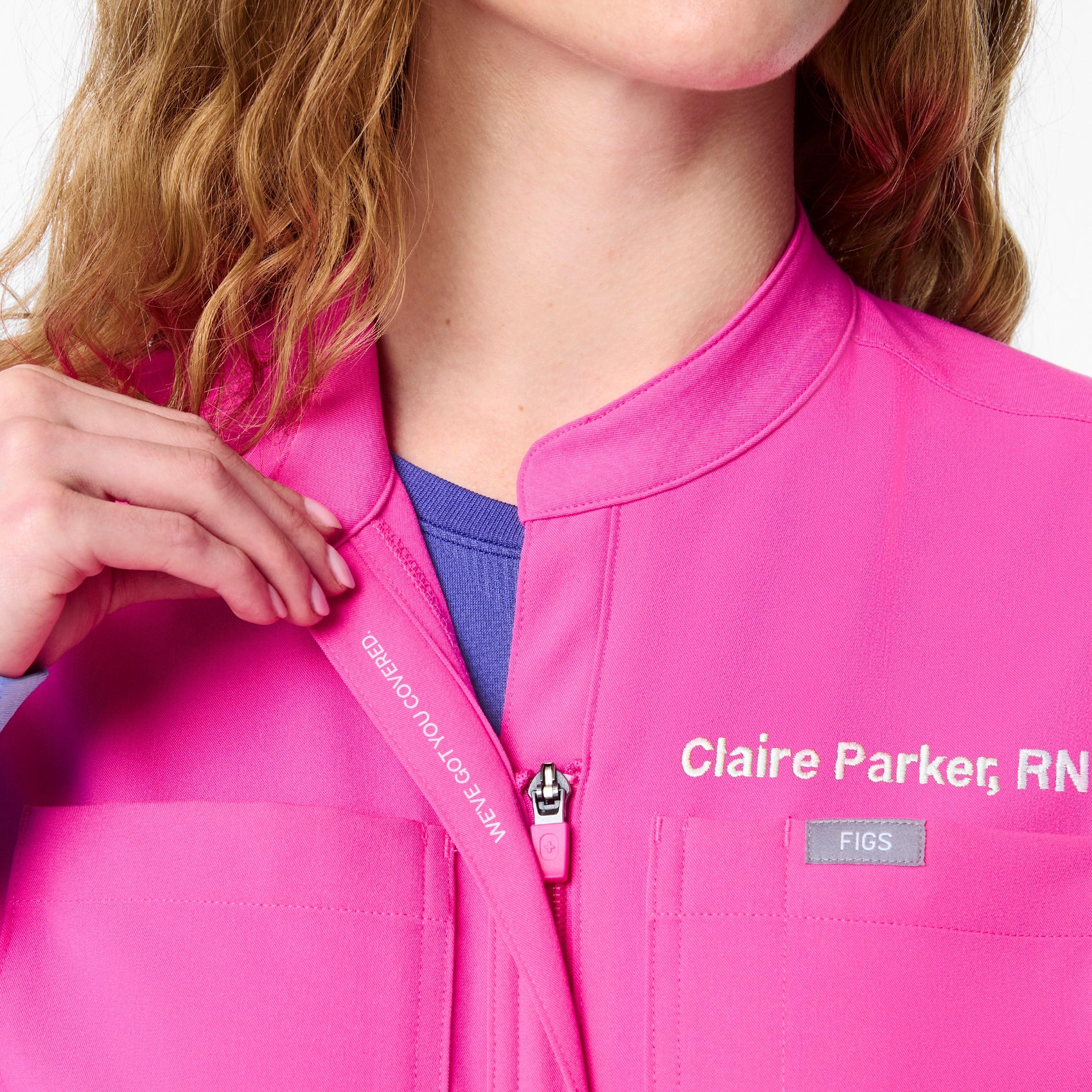 Rafaela Jogger ScrubJumpsuit™ - Rapid Response Pink
