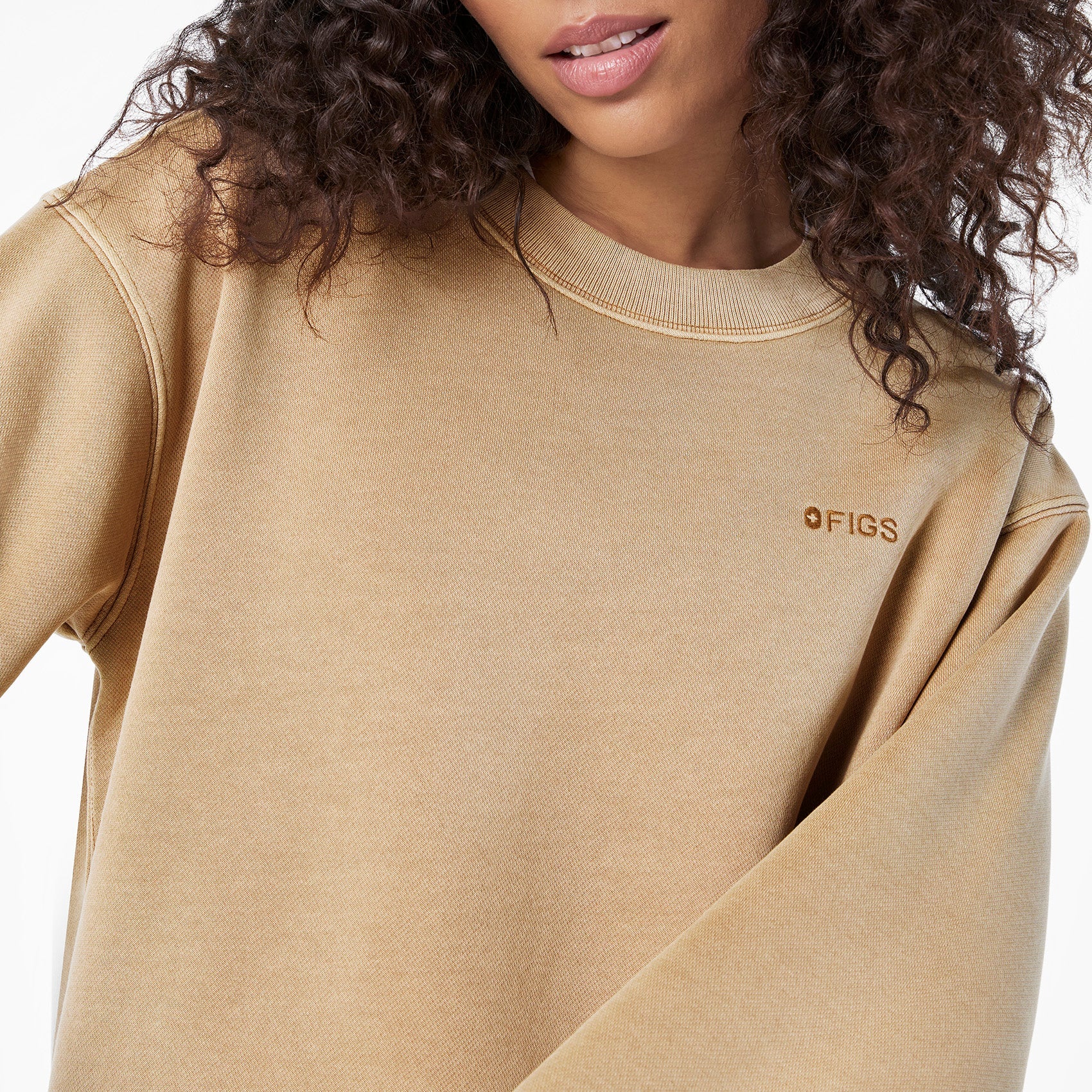 Hayden Vintage Wash Crewneck Sweatshirt - Sequoia