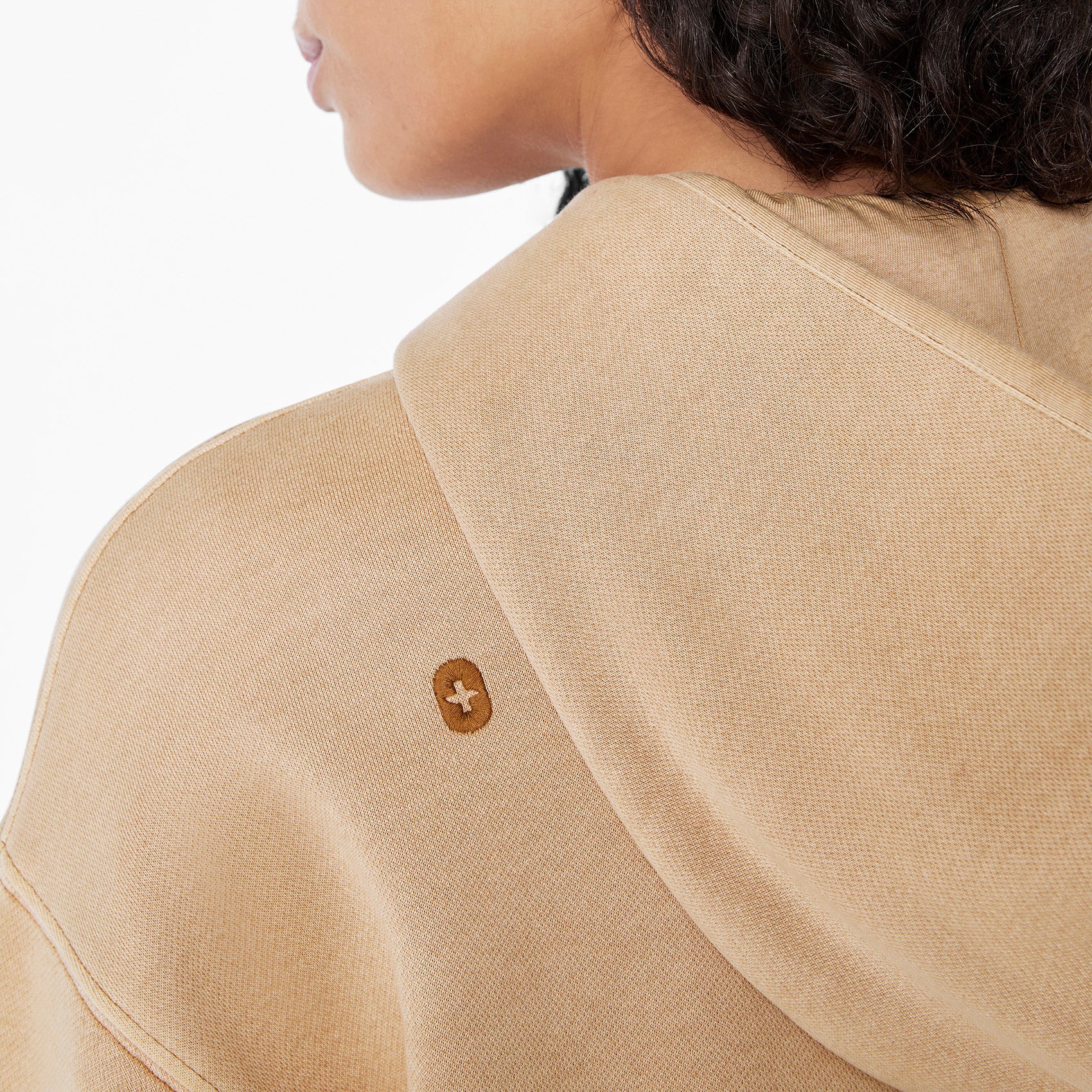 Hayden Vintage Wash Cropped Hoodie Sweatshirt - Sequoia