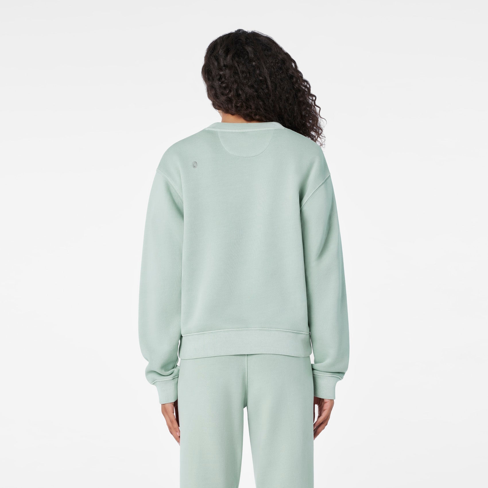 Hayden Vintage Wash Crewneck Sweatshirt - Soft Sage