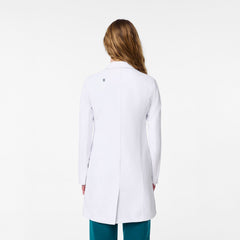 Bellevue Long Slim Lab Coat - White
