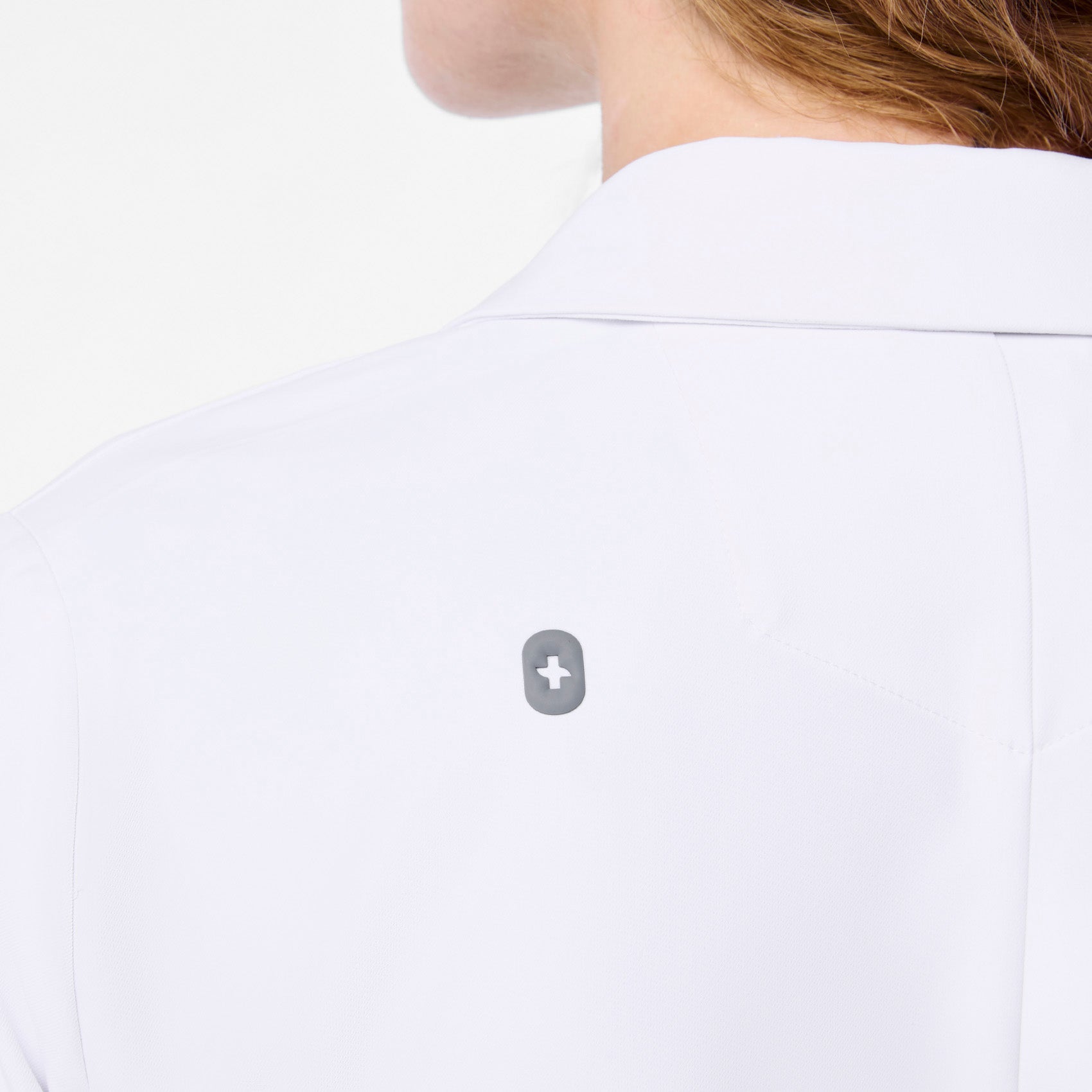 Bellevue Short Slim Lab Coat - White