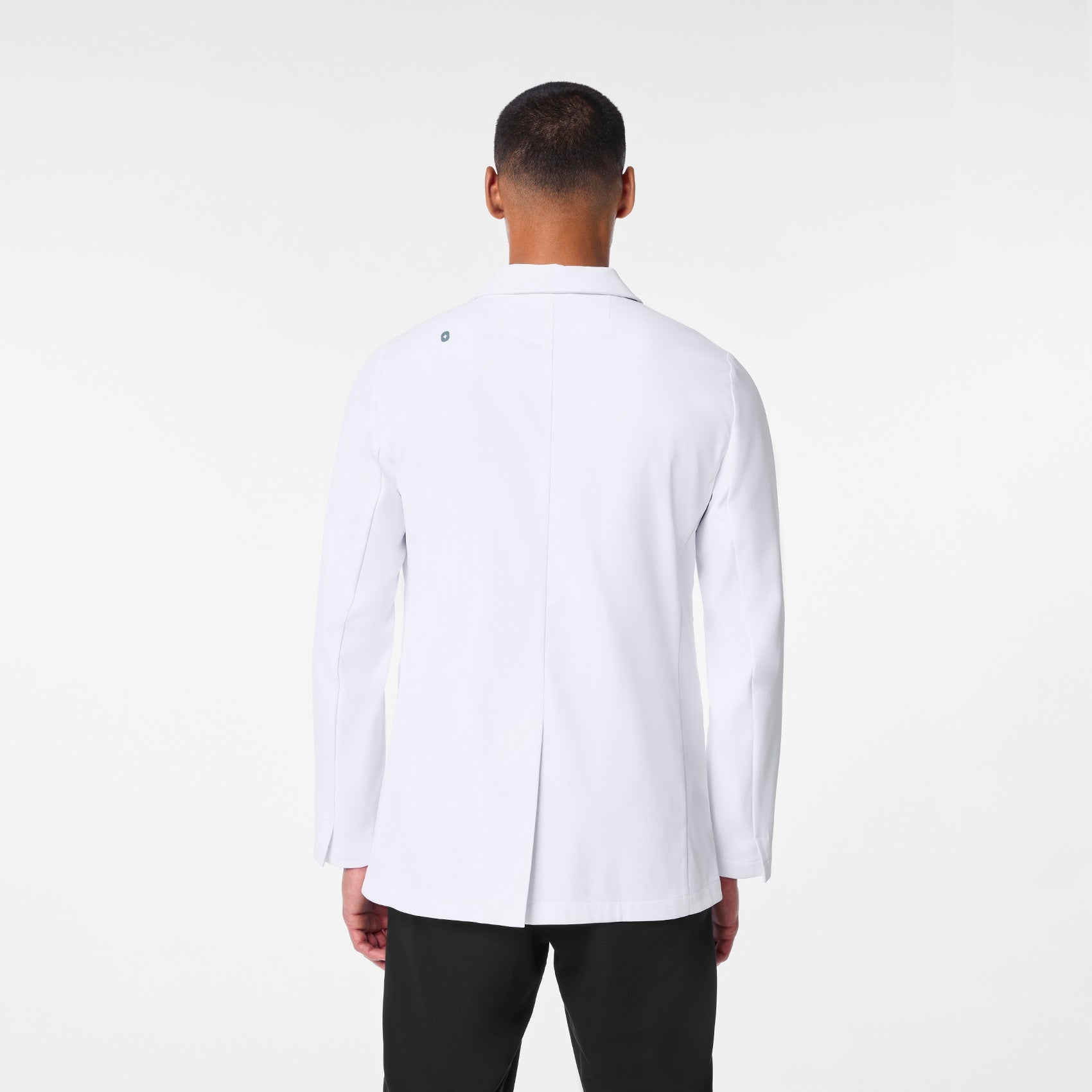Harlem Short Slim Lab Coat - White