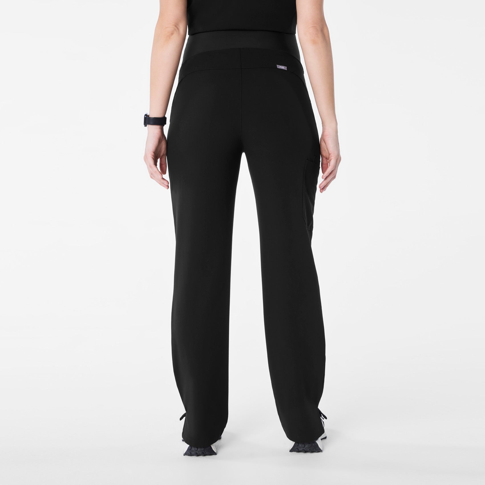 Kade Maternity Straight-Leg Scrub Pant - Black