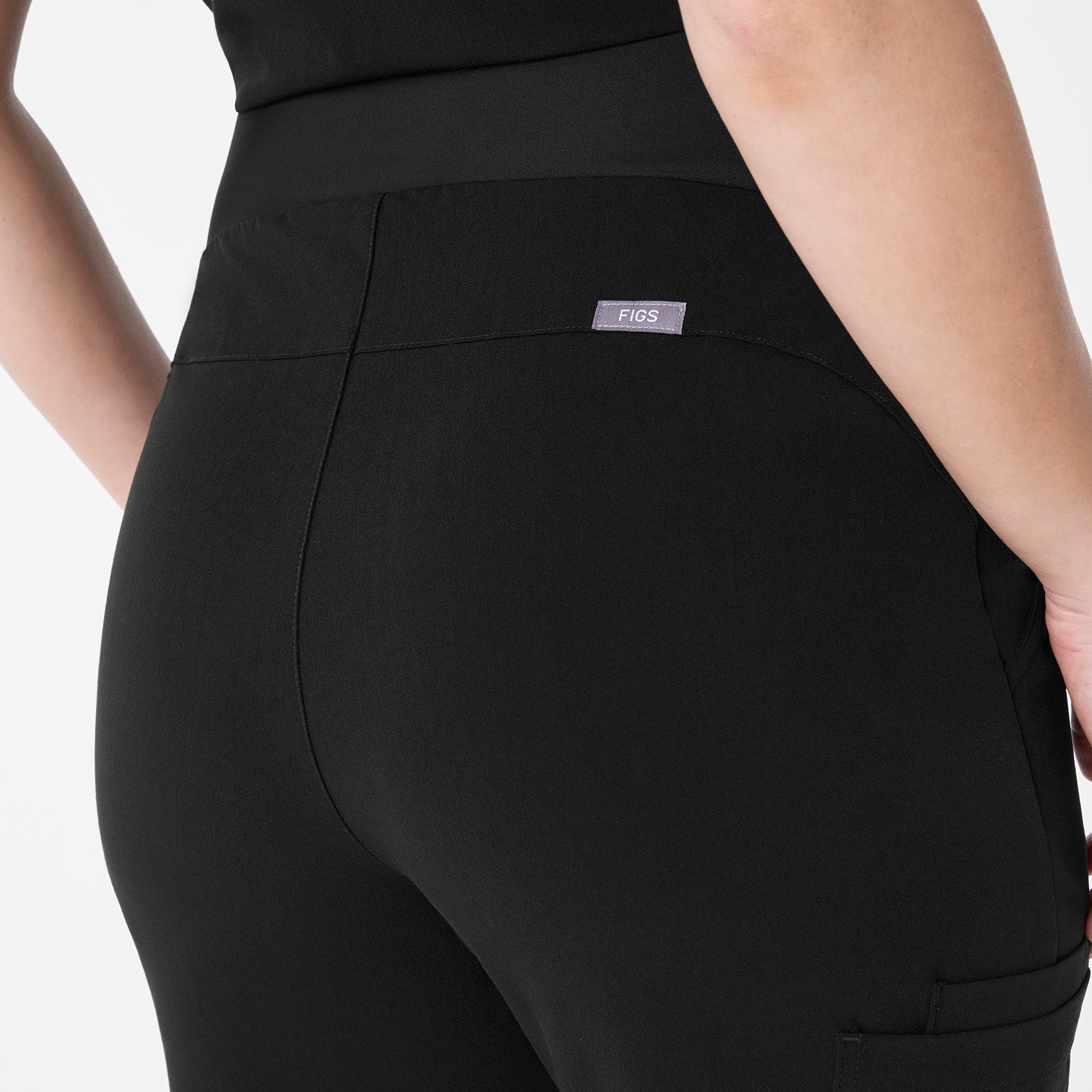Kade Maternity Straight-Leg Scrub Pant - Black