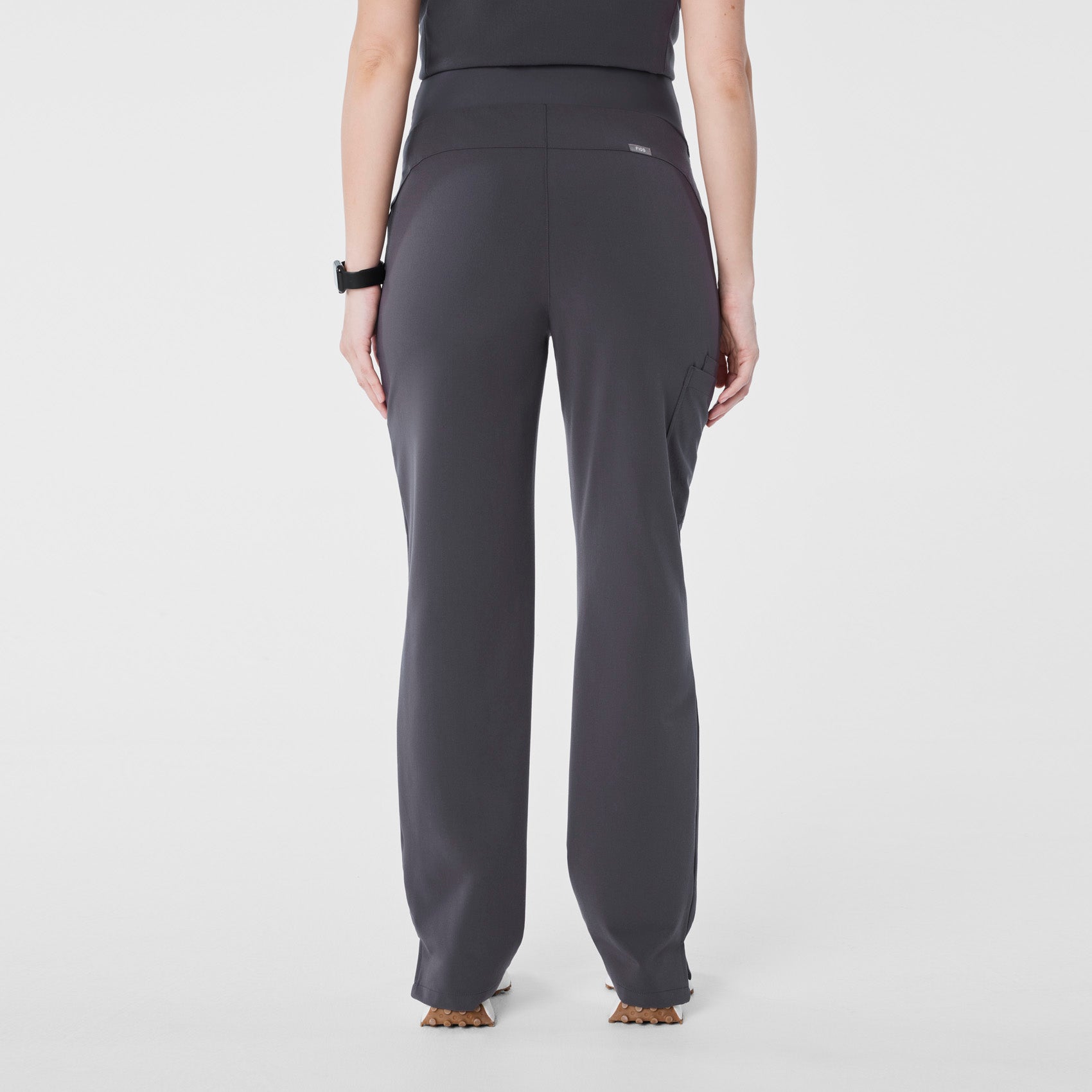 Kade Maternity Straight-Leg Scrub Pant - Charcoal
