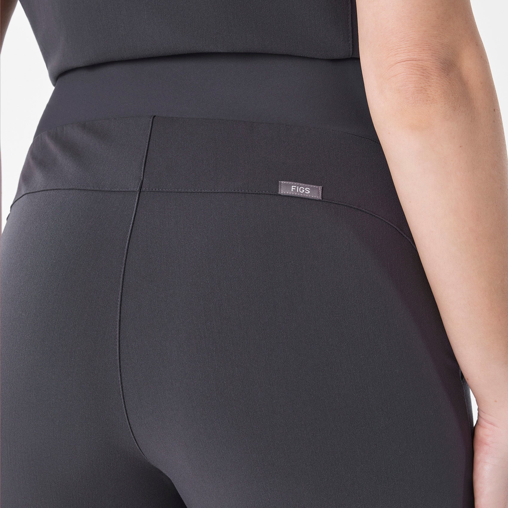 Kade Maternity Straight-Leg Scrub Pant - Charcoal