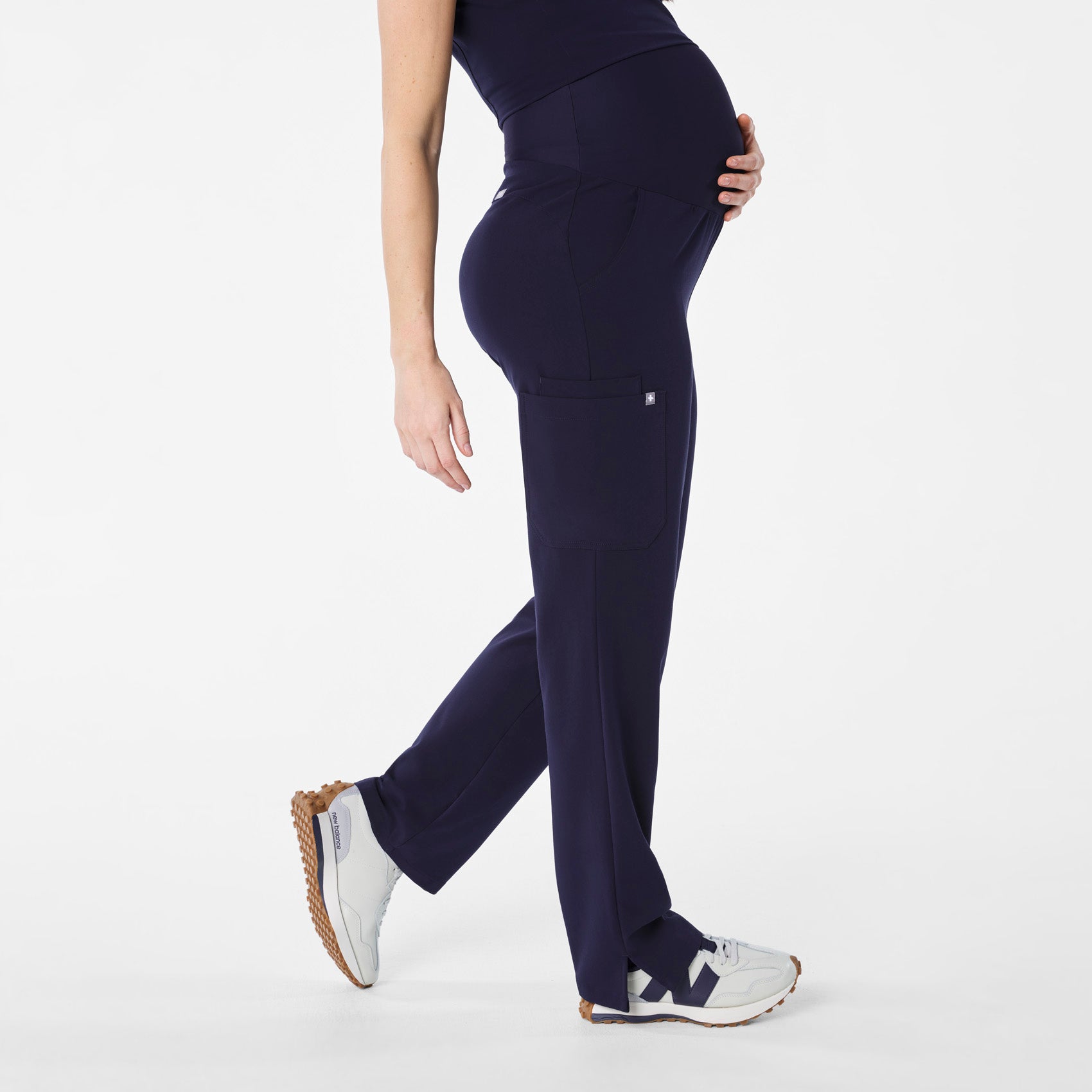 Kade Maternity Straight-Leg Scrub Pant - Navy