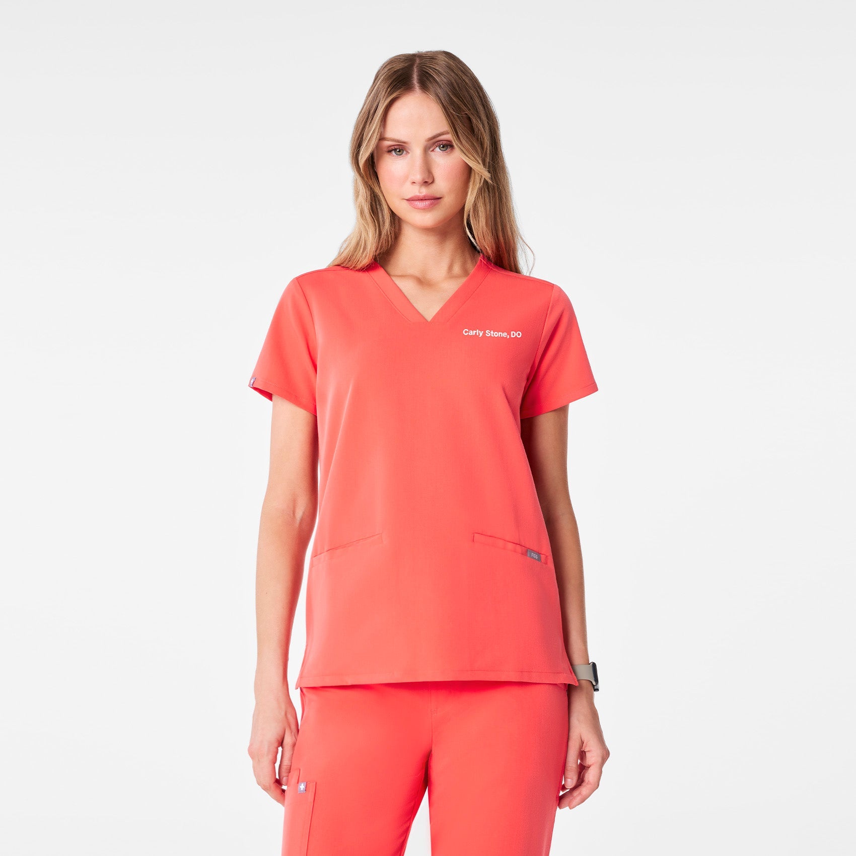 Casma Scrub Top™ - Fireside