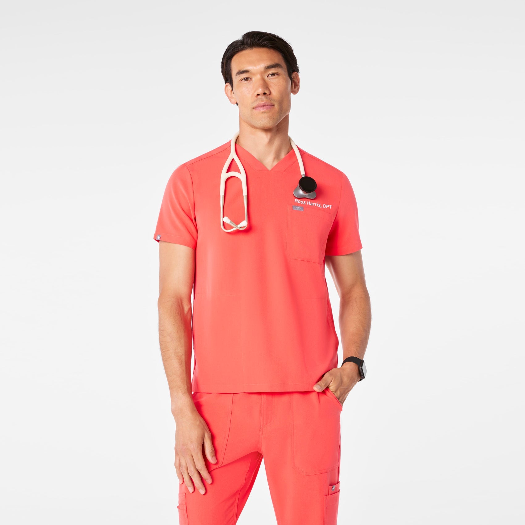 Chisec Scrub Top™ - Fireside