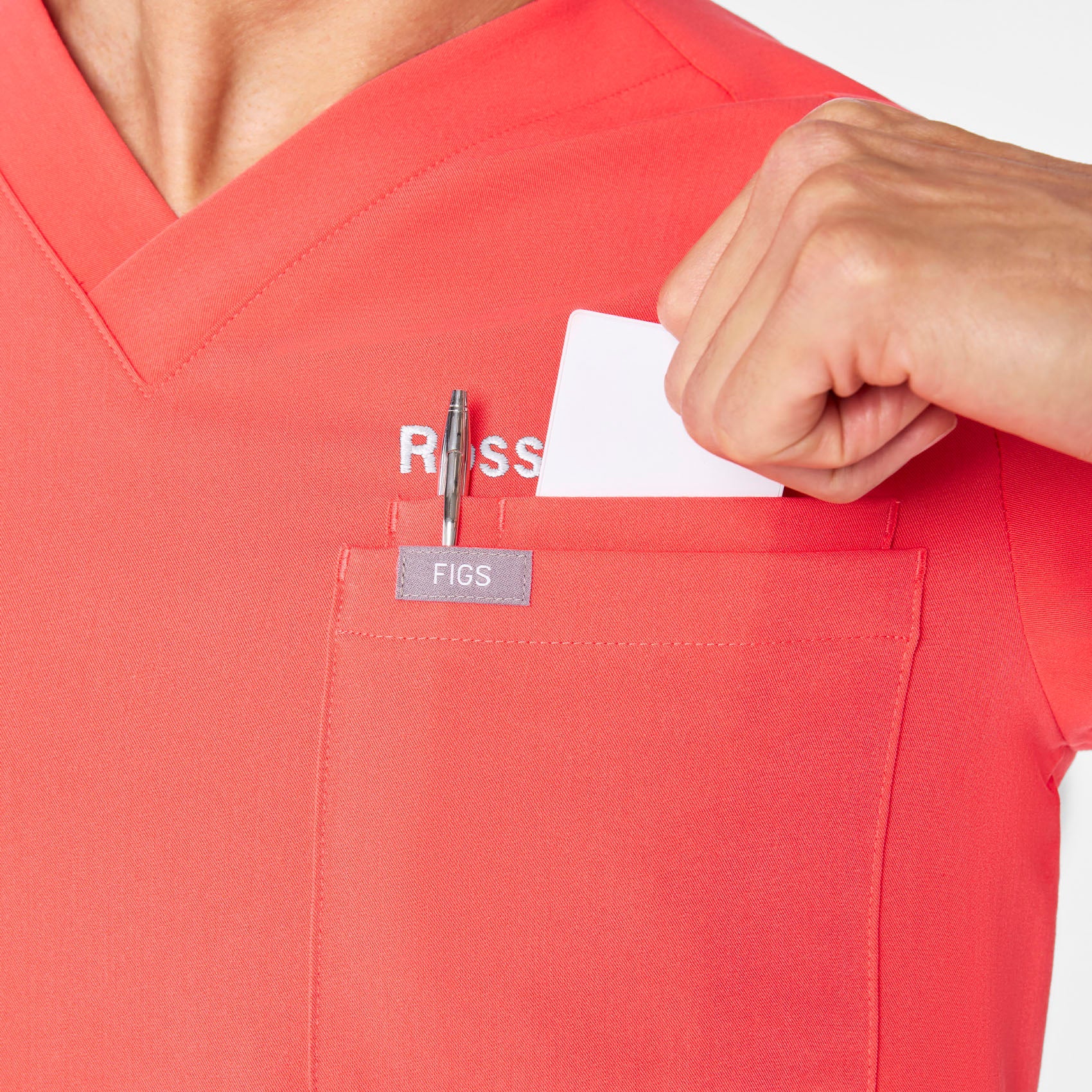 Leon Scrub Top™ - Fireside